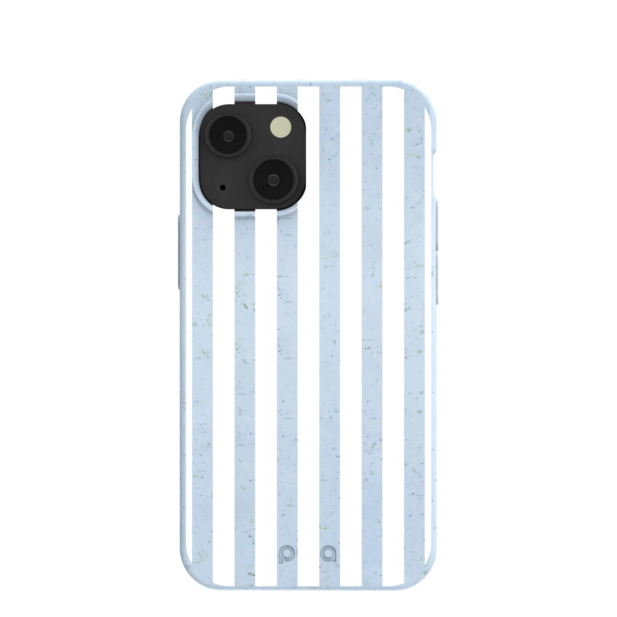 Powder Blue Cloud Stripes iPhone 13 Mini Case