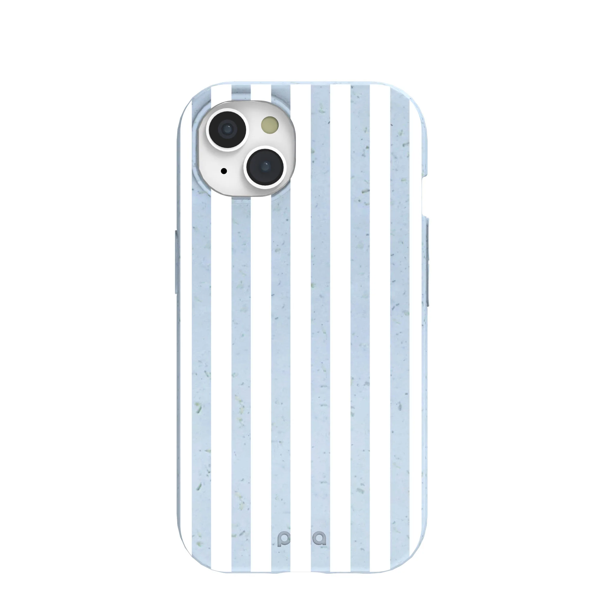 Powder Blue Cloud Stripes iPhone 15 Case