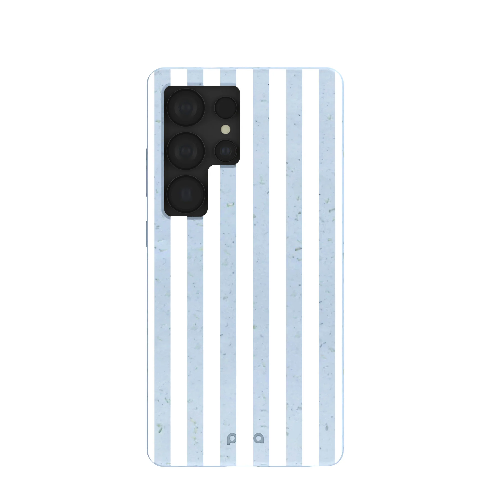 Powder Blue Cloud Stripes Samsung Galaxy S25 Ultra Case