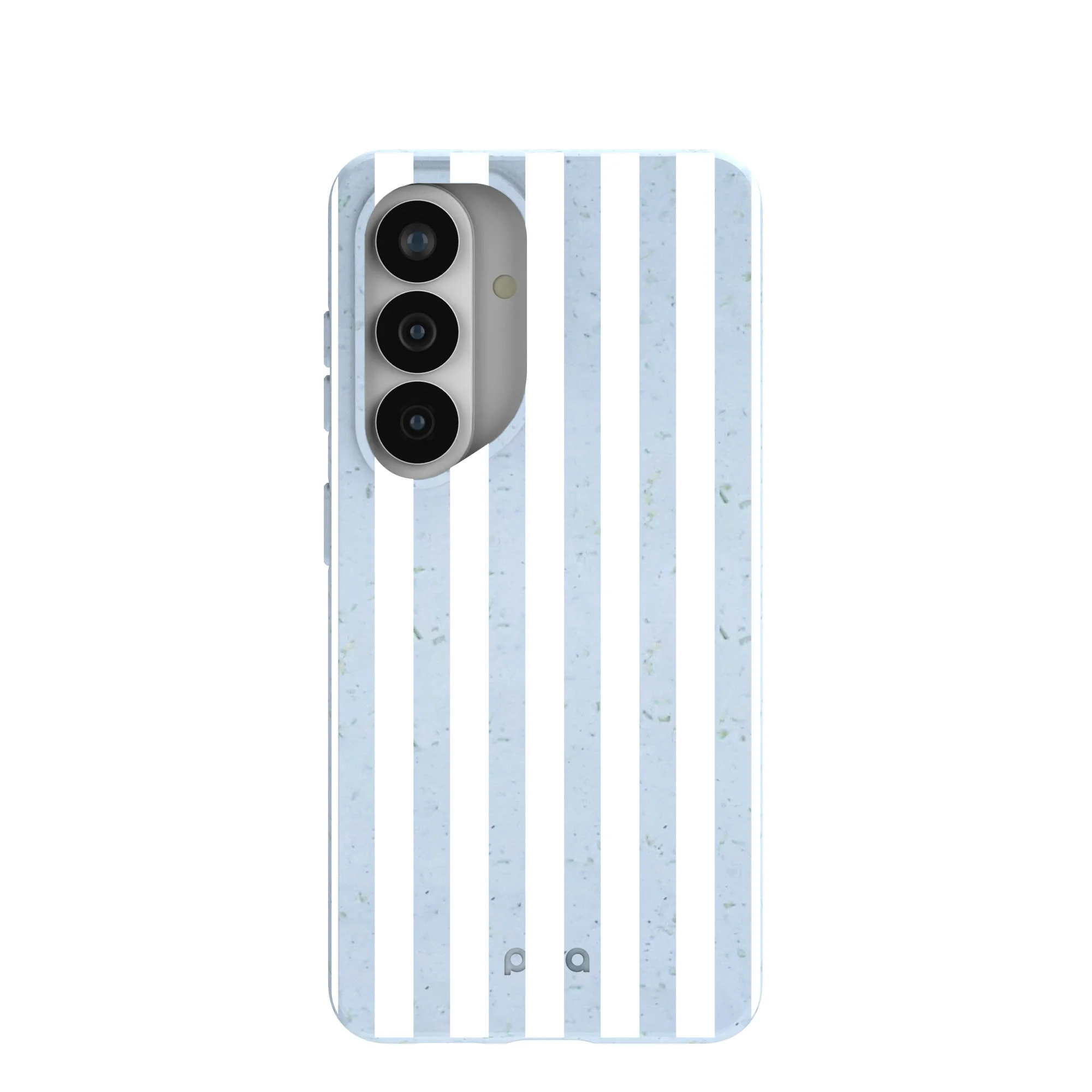 Powder Blue Cloud Stripes Samsung Galaxy S26 Case