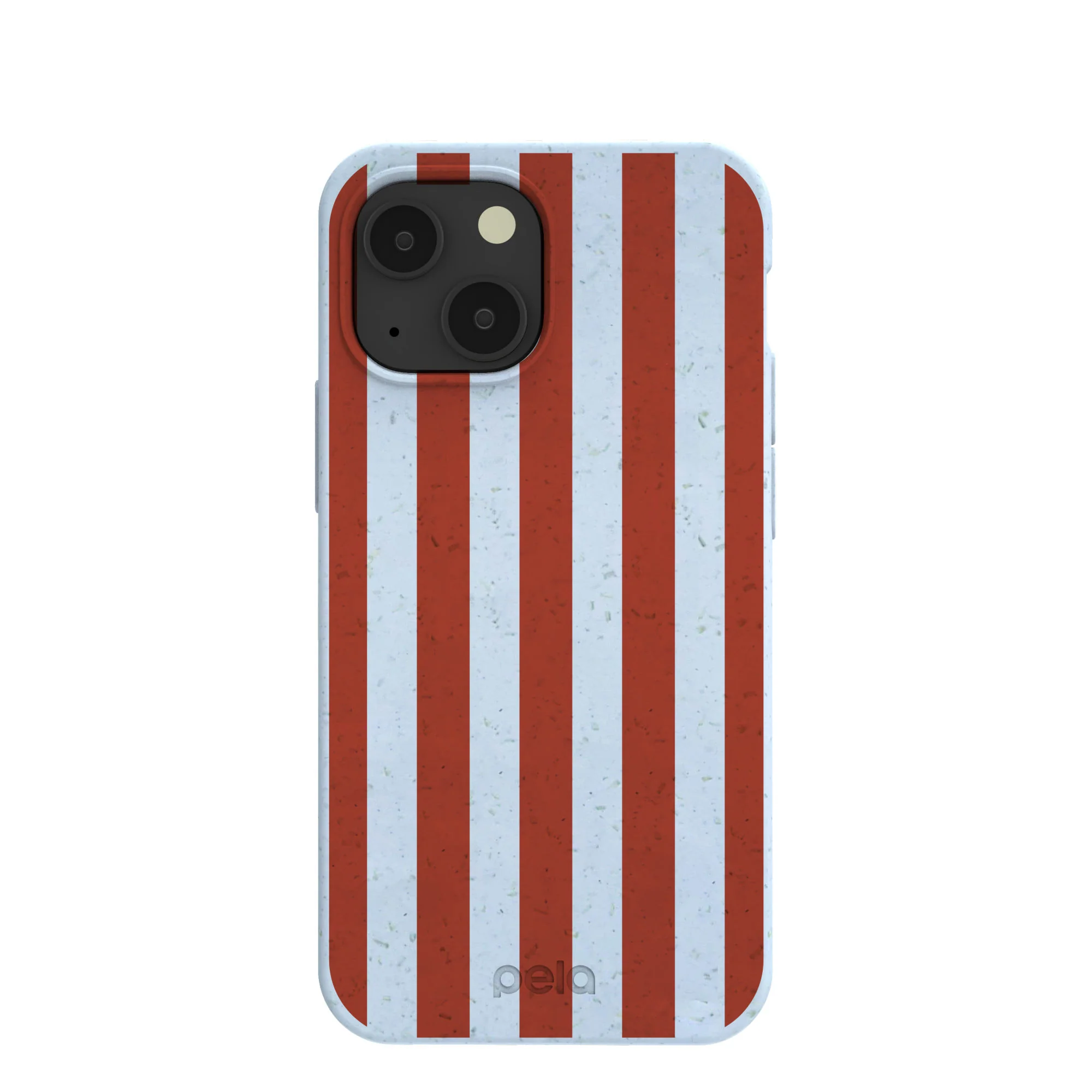 Powder Blue Copper Stripes iPhone 13 Mini Case