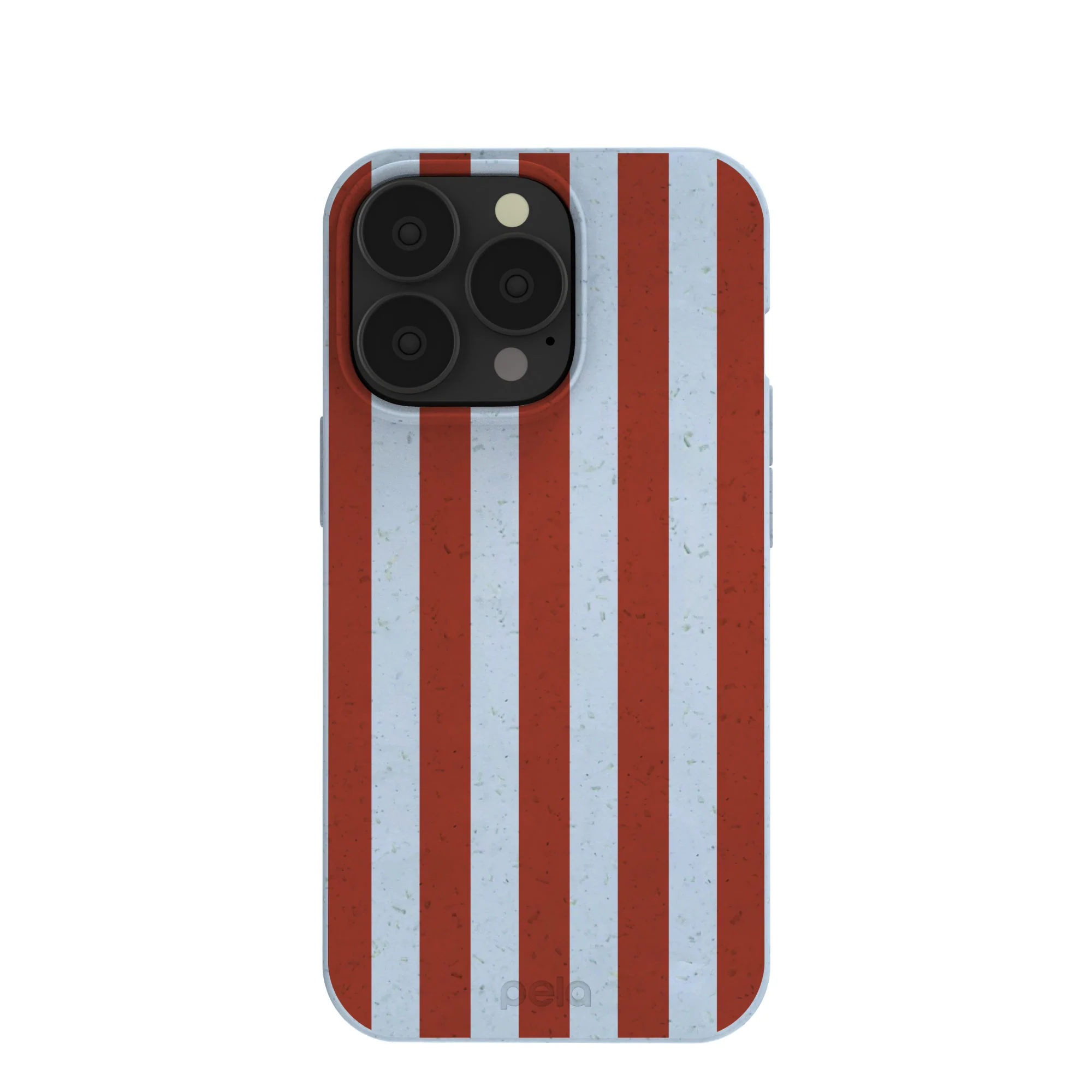Powder Blue Copper Stripes iPhone 13 Pro Case