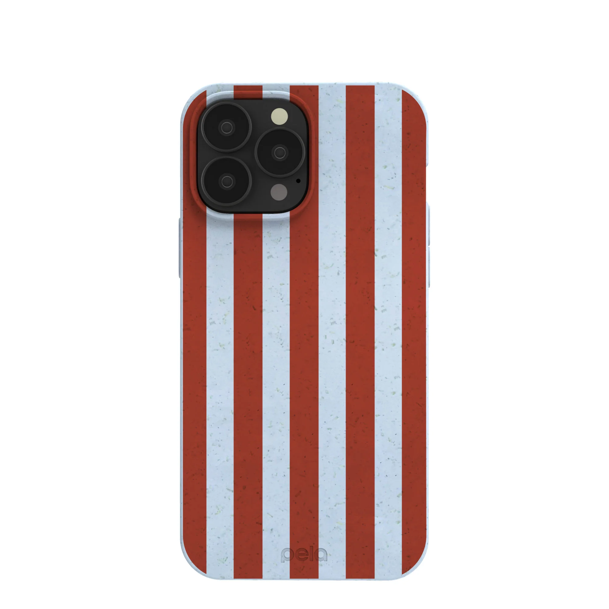 Powder Blue Copper Stripes iPhone 13 Pro Max Case