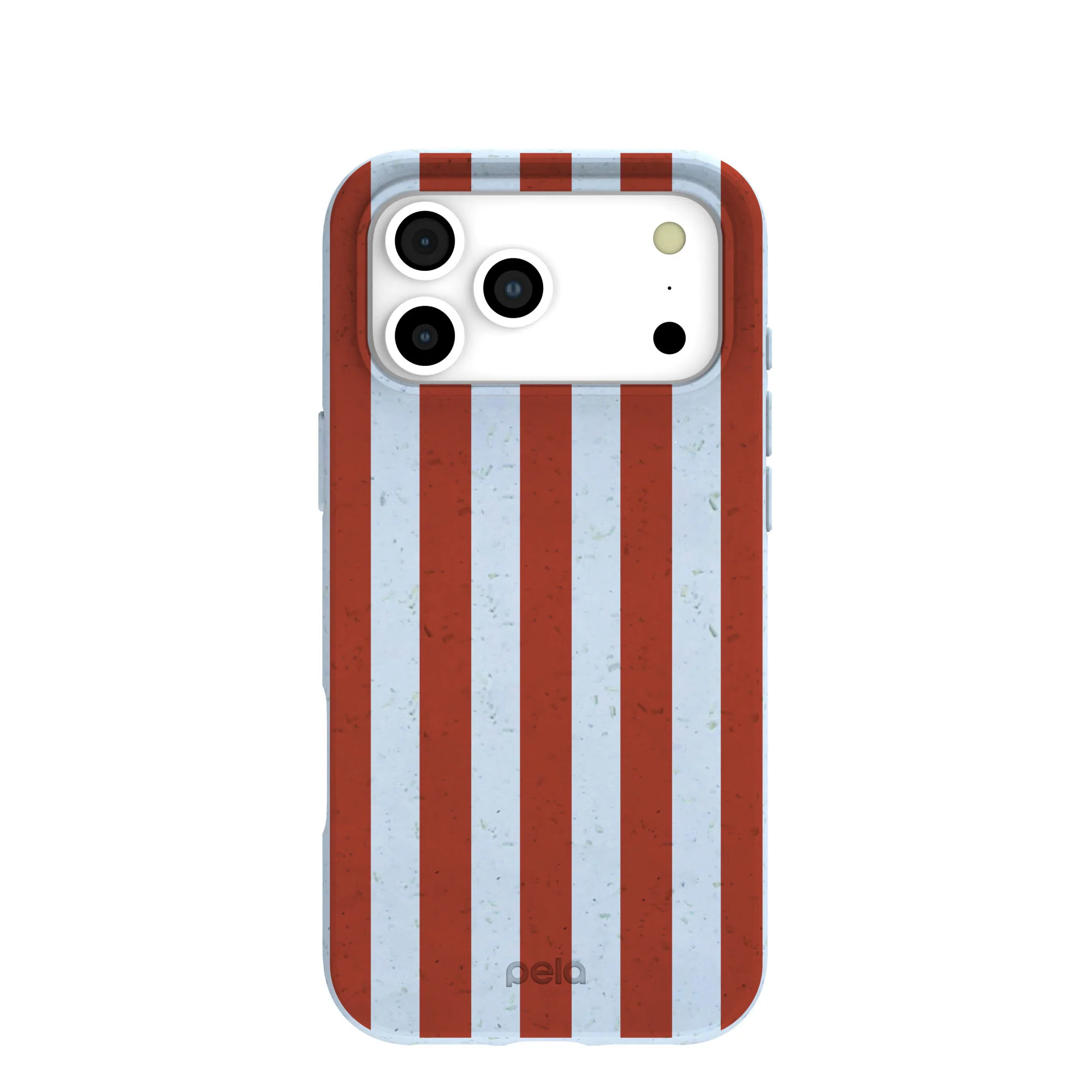 Powder Blue Copper Stripes iPhone 17 Pro Max Case