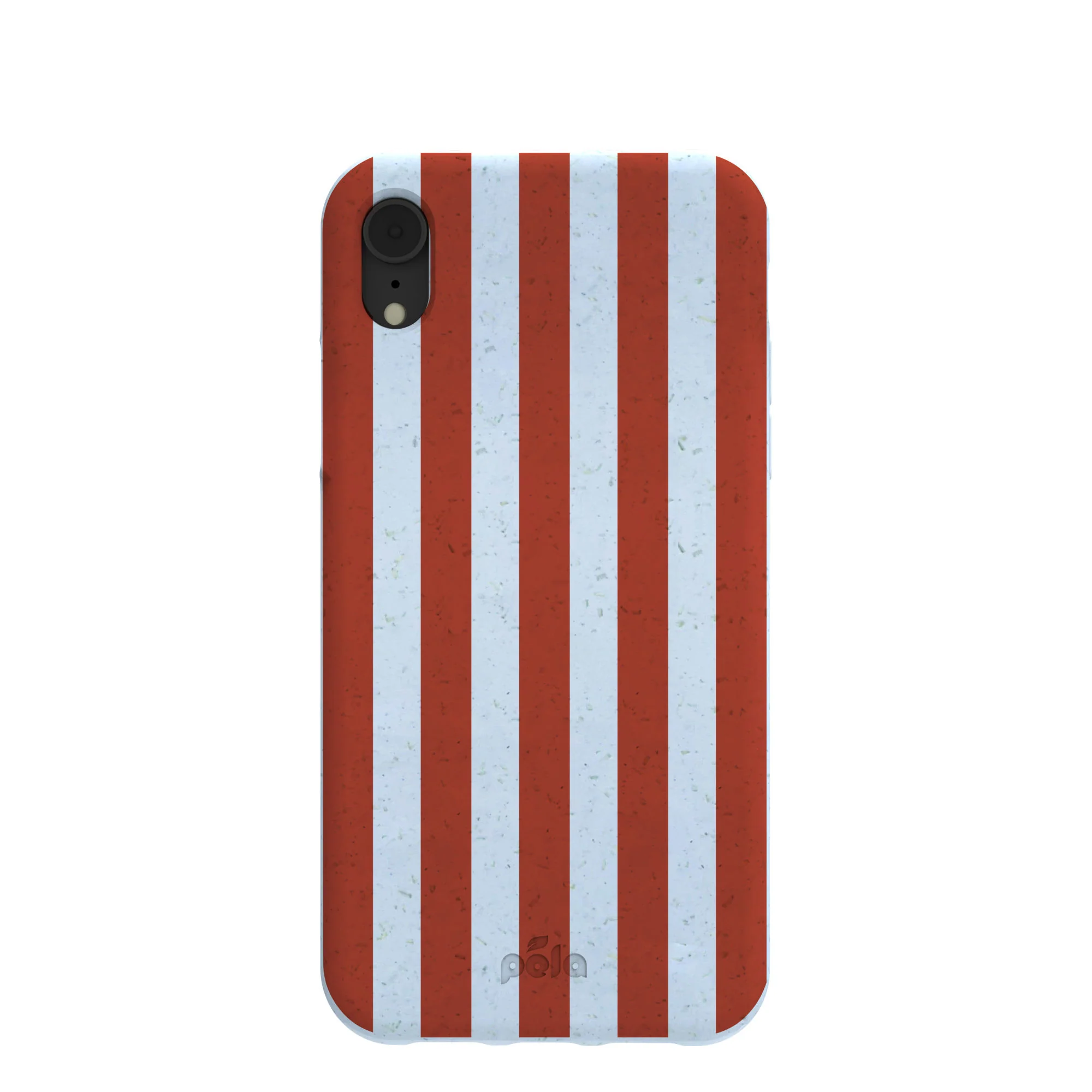 Powder Blue Copper Stripes iPhone XR Case