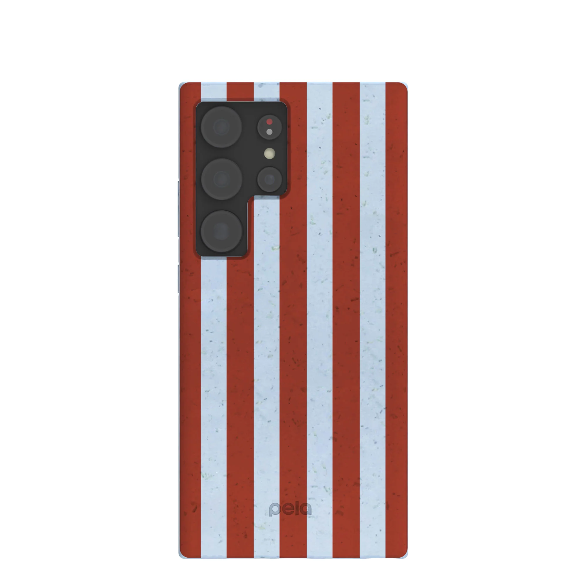 Powder Blue Copper Stripes Samsung Galaxy S24 Ultra Case