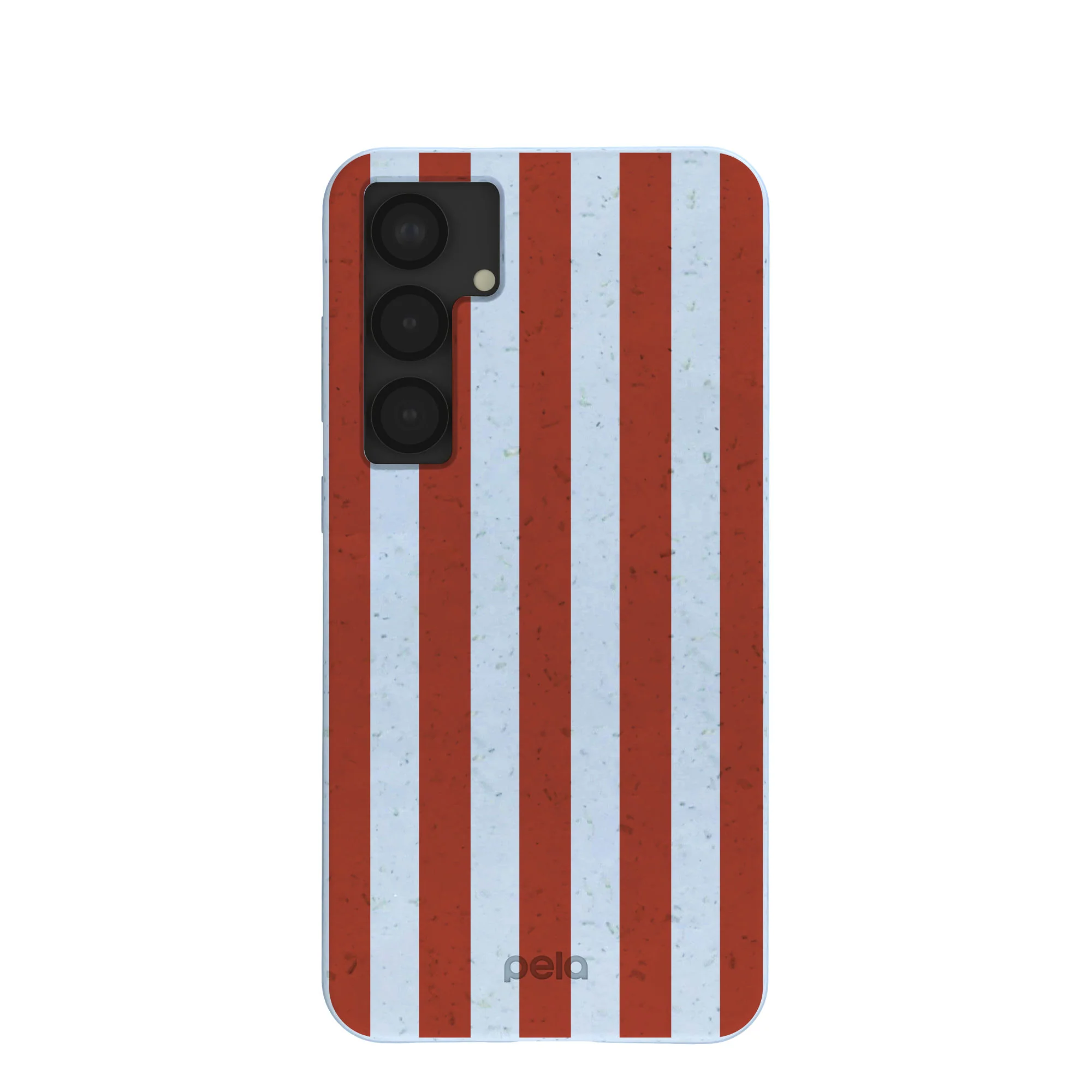 Powder Blue Copper Stripes Samsung Galaxy S25+(Plus) Case