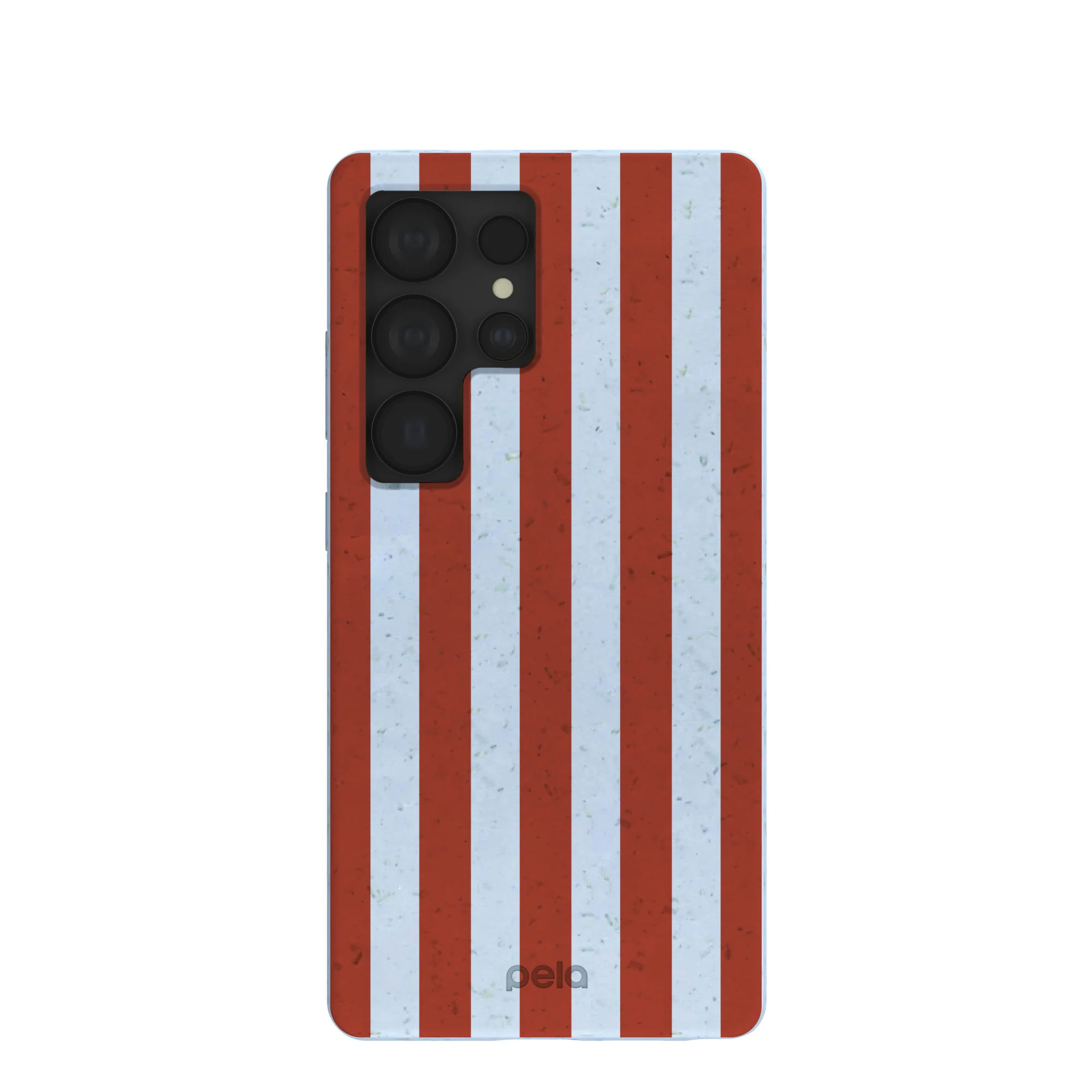 Powder Blue Copper Stripes Samsung Galaxy S25 Ultra Case