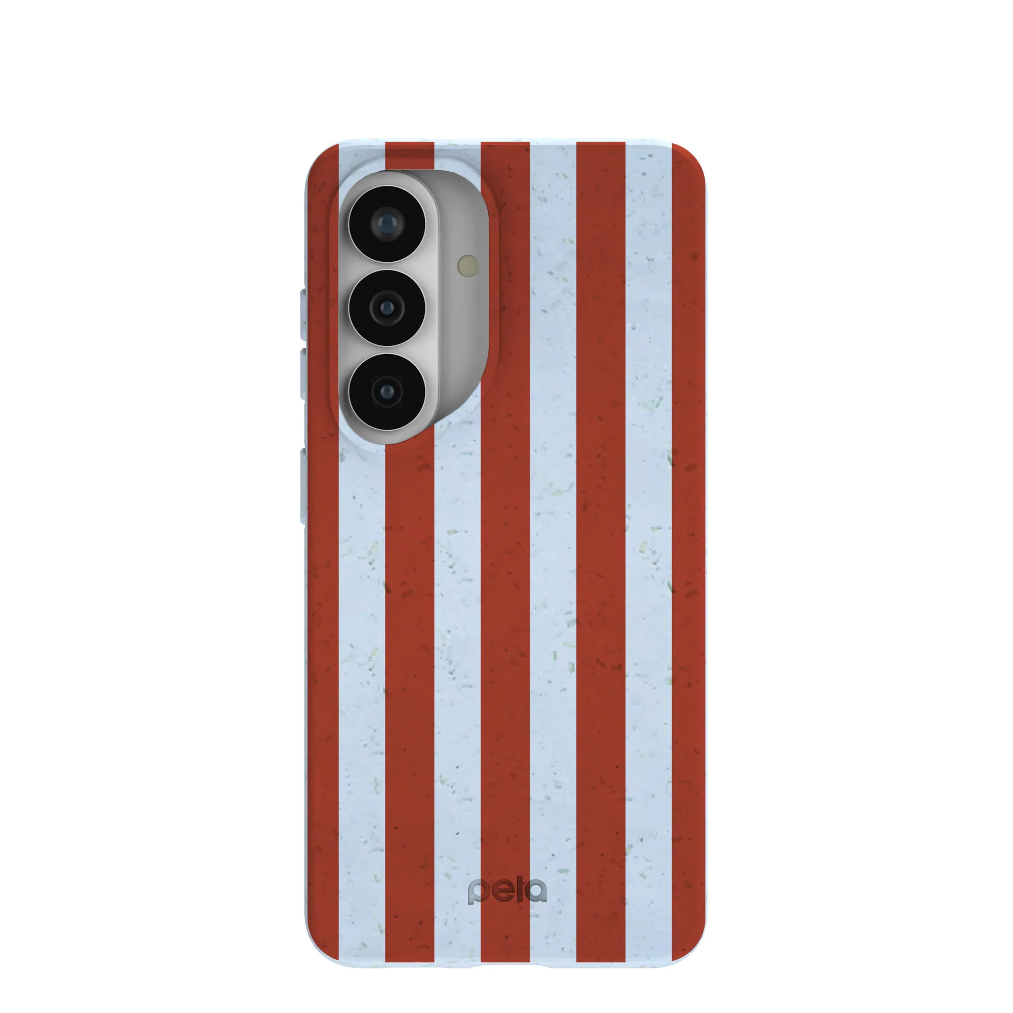 Powder Blue Copper Stripes Samsung Galaxy S26 Case