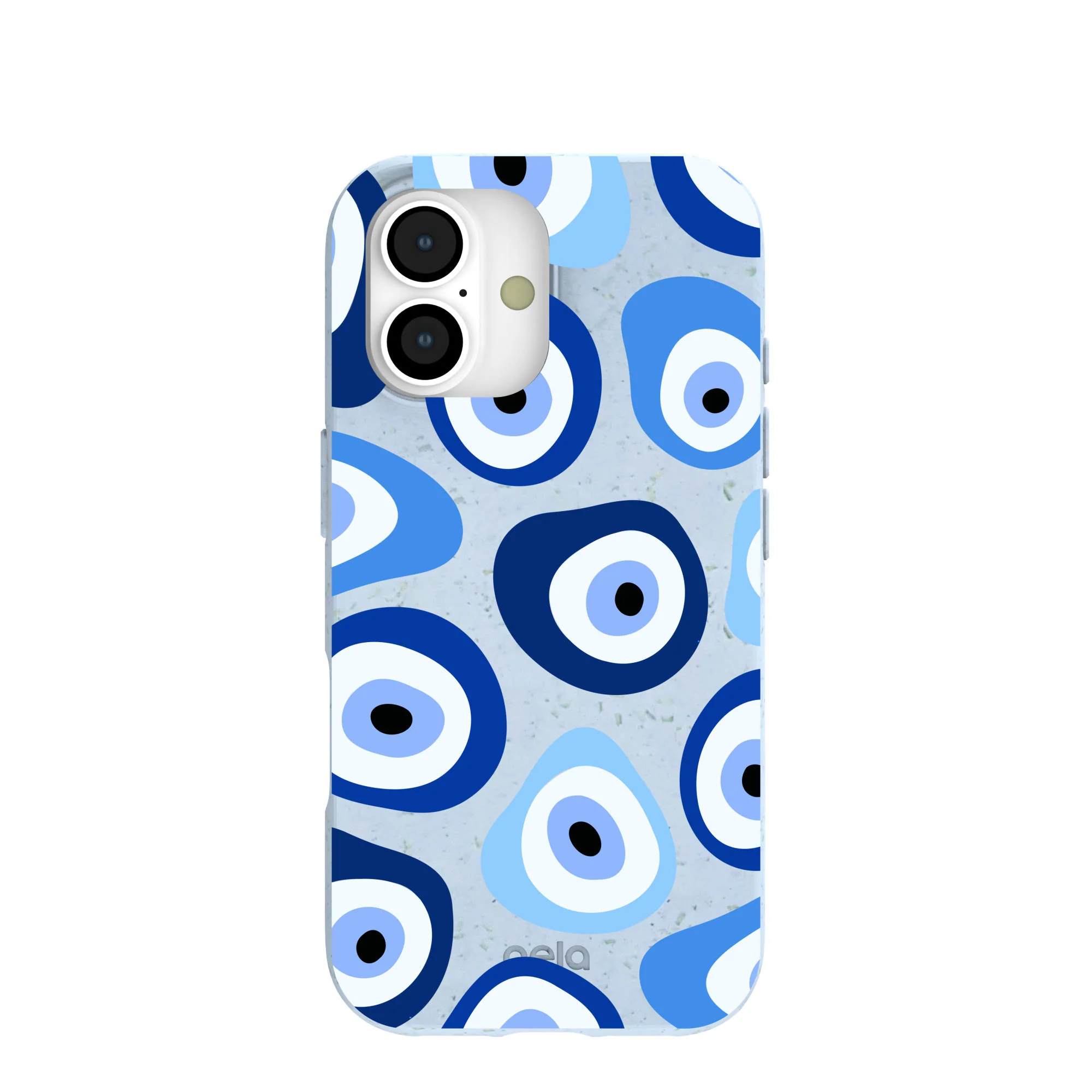 Powder Blue Evil Eye iPhone 17 Case