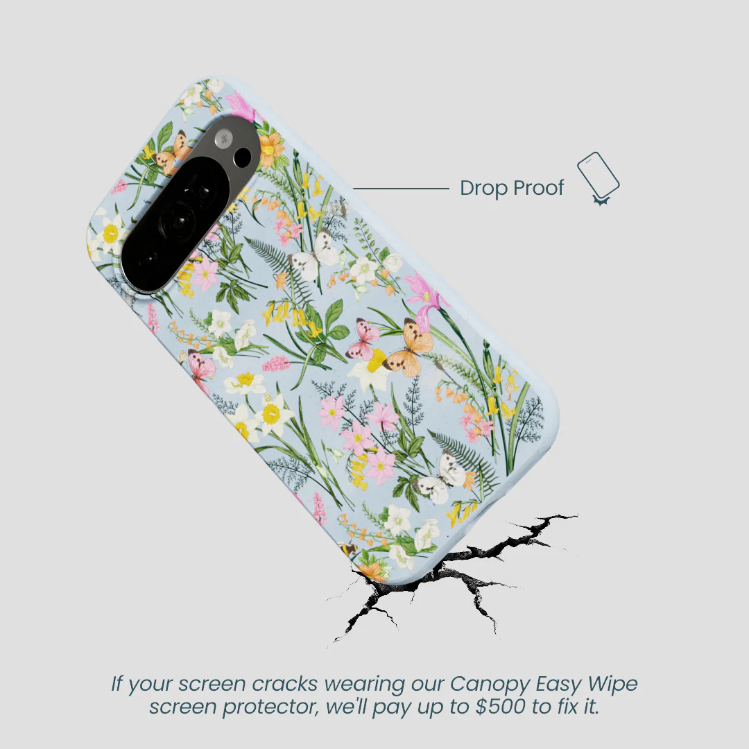 Powder Blue Fairy Wildflowers Google Pixel 10/10 Pro Case - Image 5