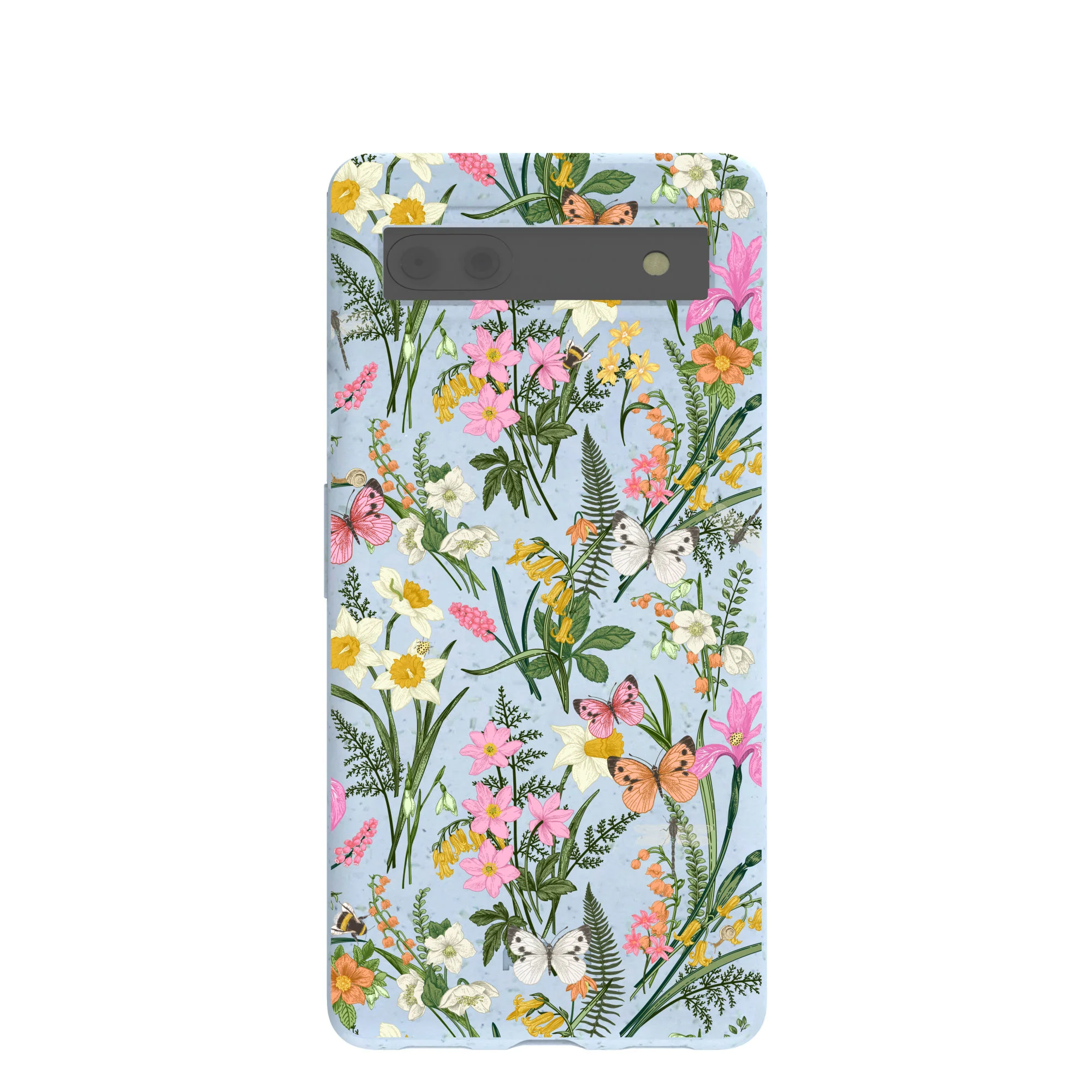 Powder Blue Fairy Wildflowers Google Pixel 6a Case