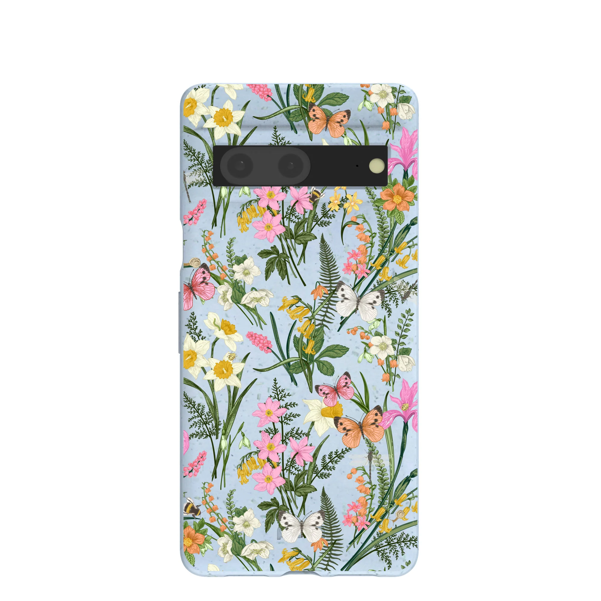 Powder Blue Fairy Wildflowers Google Pixel 7 Case