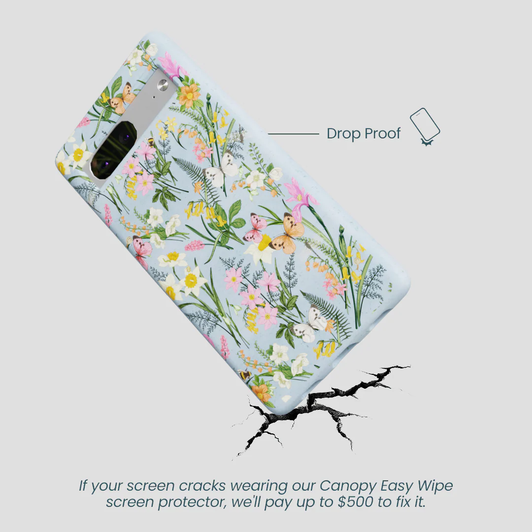 Powder Blue Fairy Wildflowers Google Pixel 7 Case - Image 5
