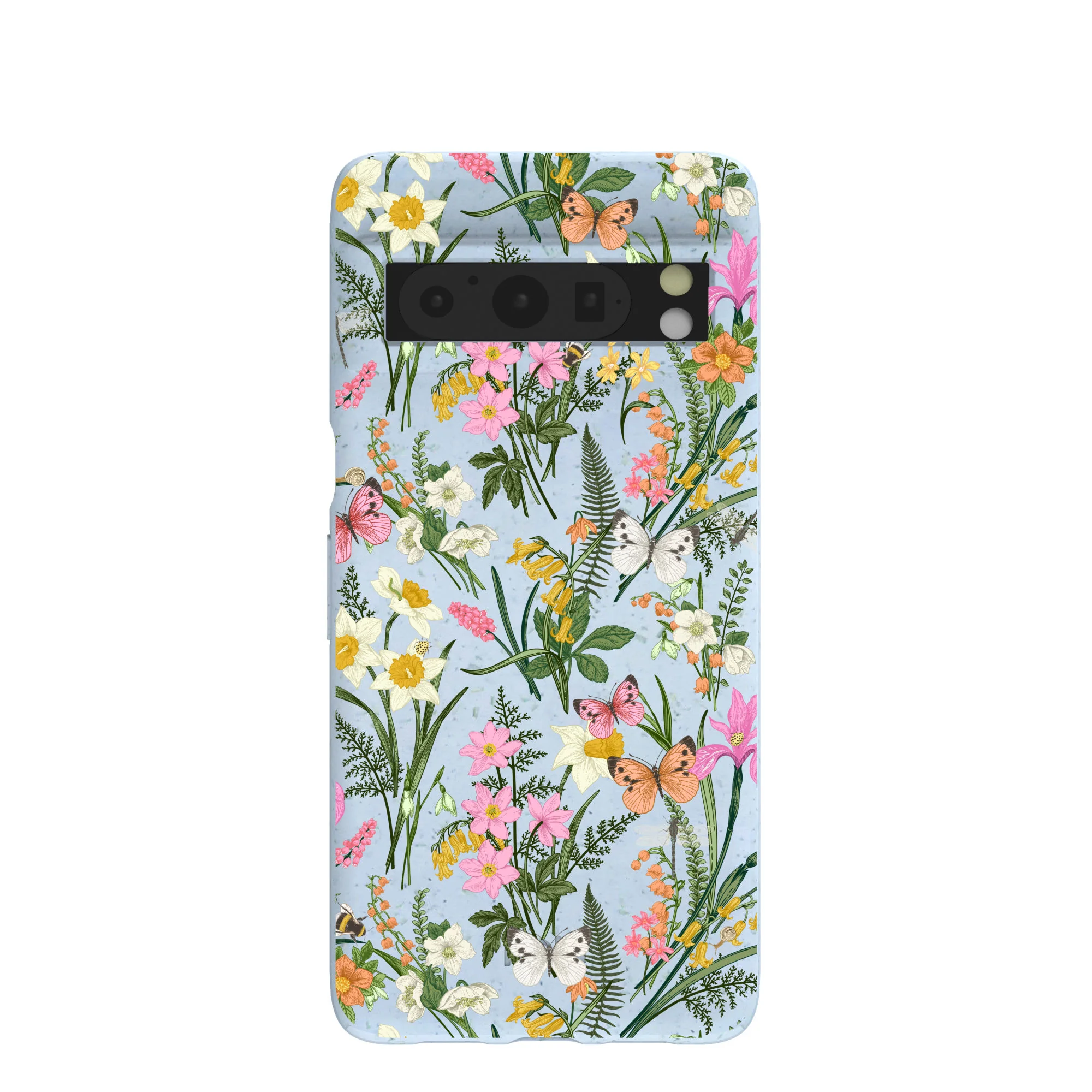 Powder Blue Fairy Wildflowers Google Pixel 8 Pro Case