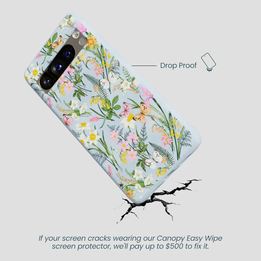 Powder Blue Fairy Wildflowers Google Pixel 8 Pro Case - Image 5