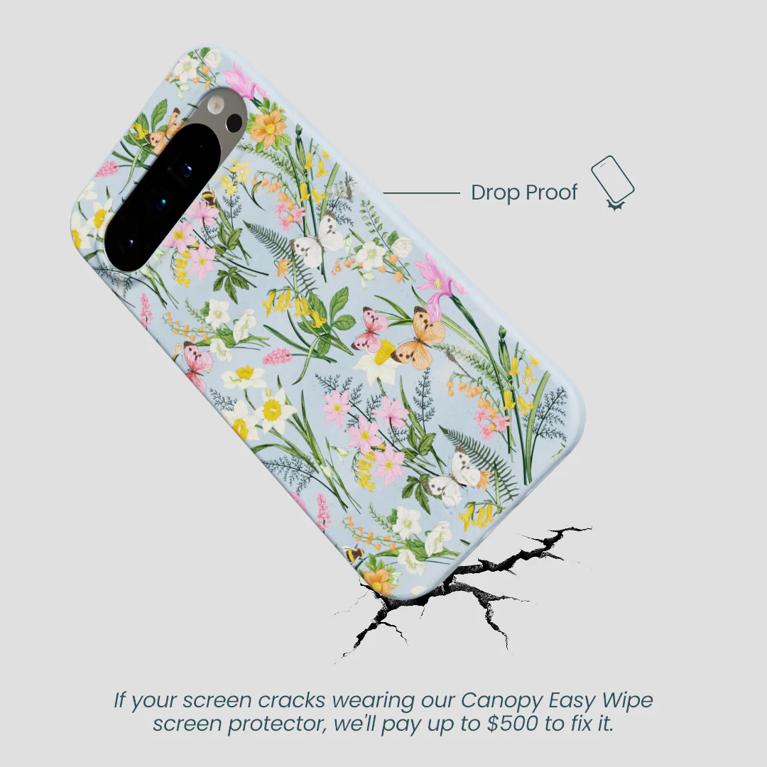 Powder Blue Fairy Wildflowers Google Pixel 9 Pro XL Case - Image 5