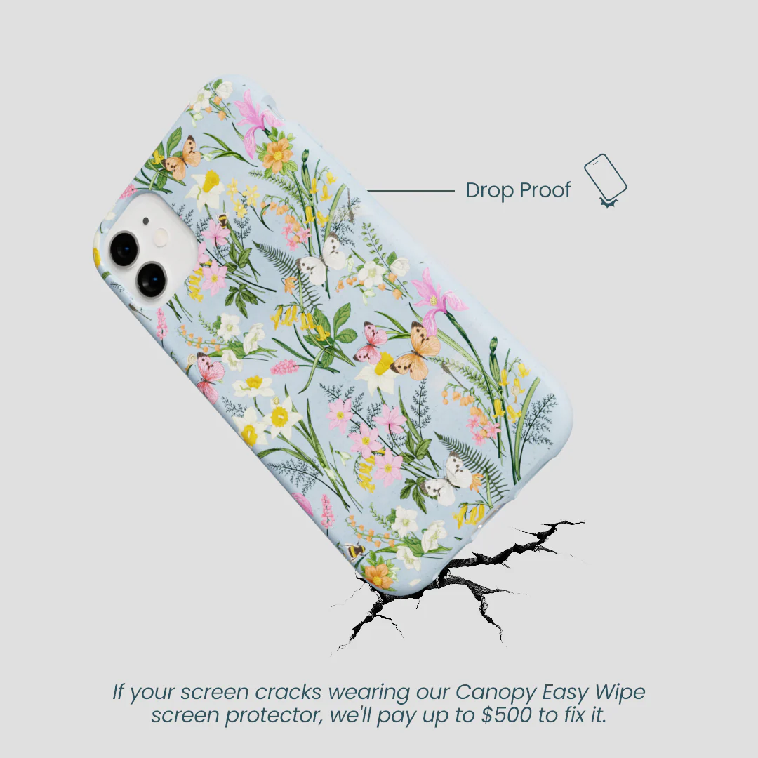 Powder Blue Fairy Wildflowers iPhone 11 Case - Image 5