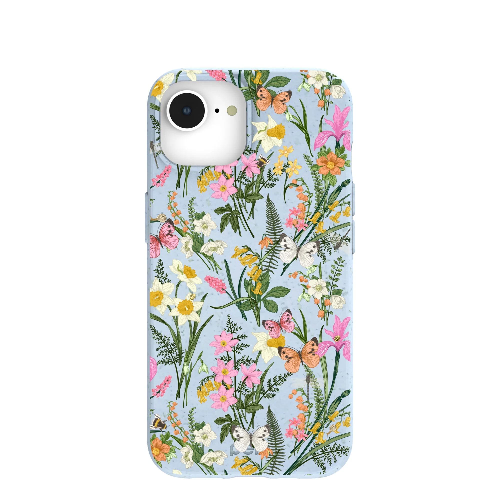 Powder Blue Fairy Wildflowers iPhone 16e/17e Case
