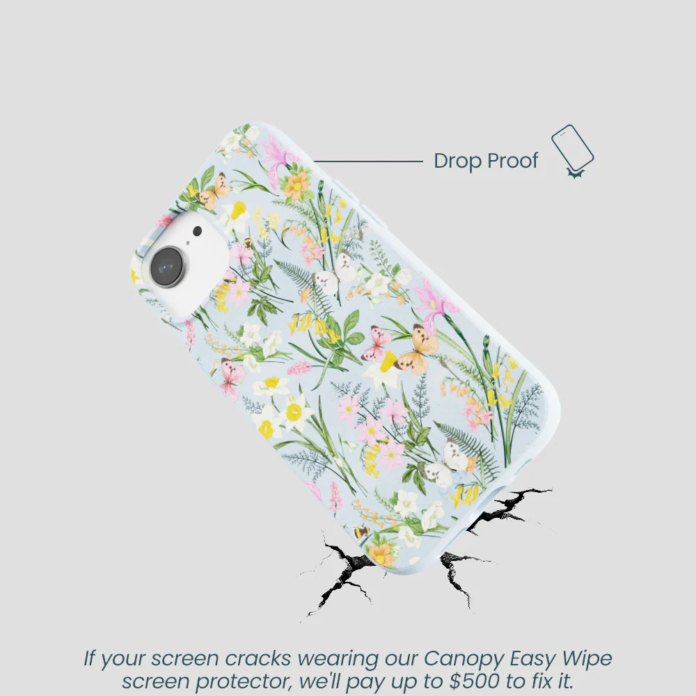 Powder Blue Fairy Wildflowers iPhone 16e/17e Case - Image 5