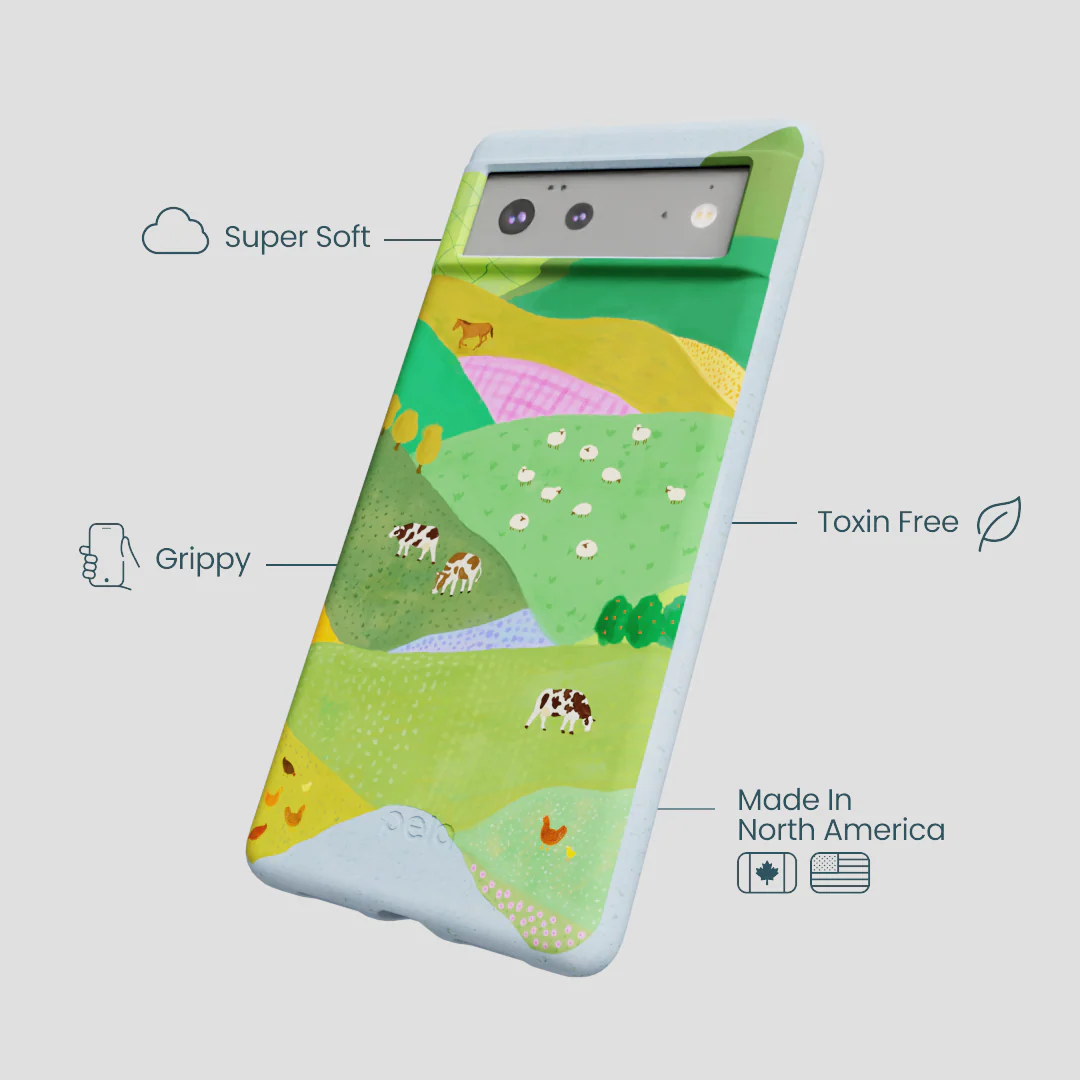 Powder Blue Farm Tales Google Pixel 6 Case - Image 4
