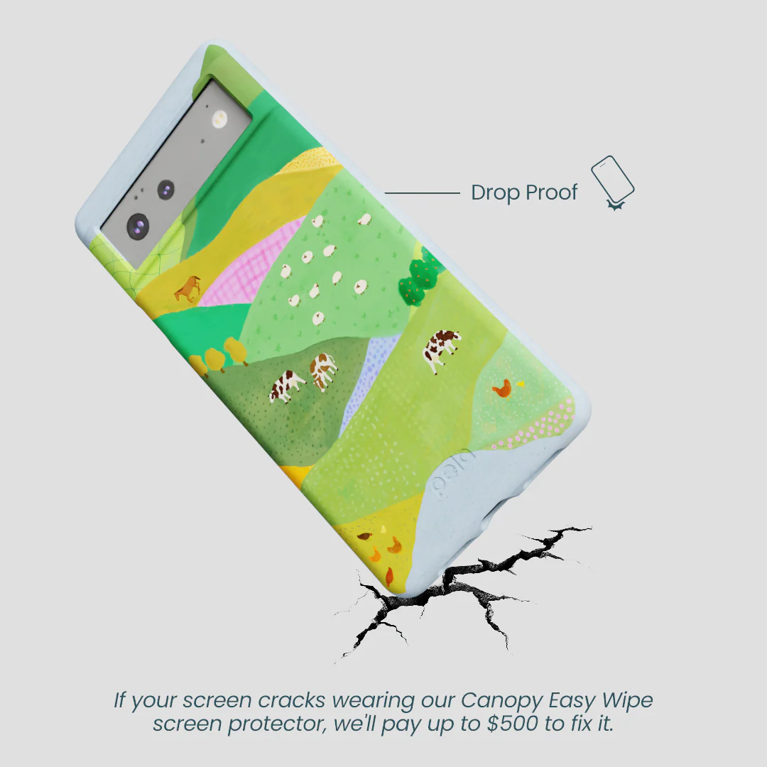 Powder Blue Farm Tales Google Pixel 6a Case - Image 5
