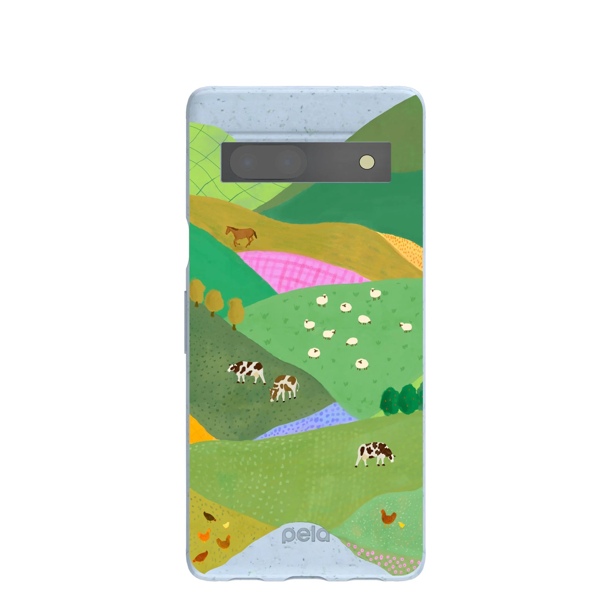Powder Blue Farm Tales Google Pixel 7a Case