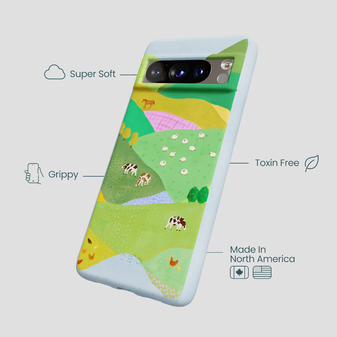 Powder Blue Farm Tales Google Pixel 8 Pro Case - Image 4