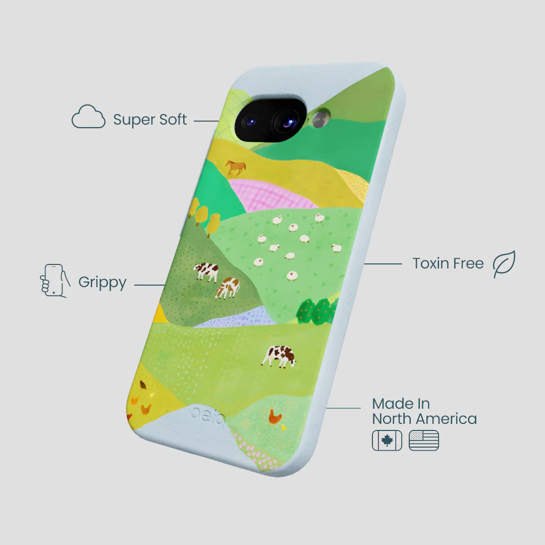 Powder Blue Farm Tales Google Pixel 9a Case - Image 4