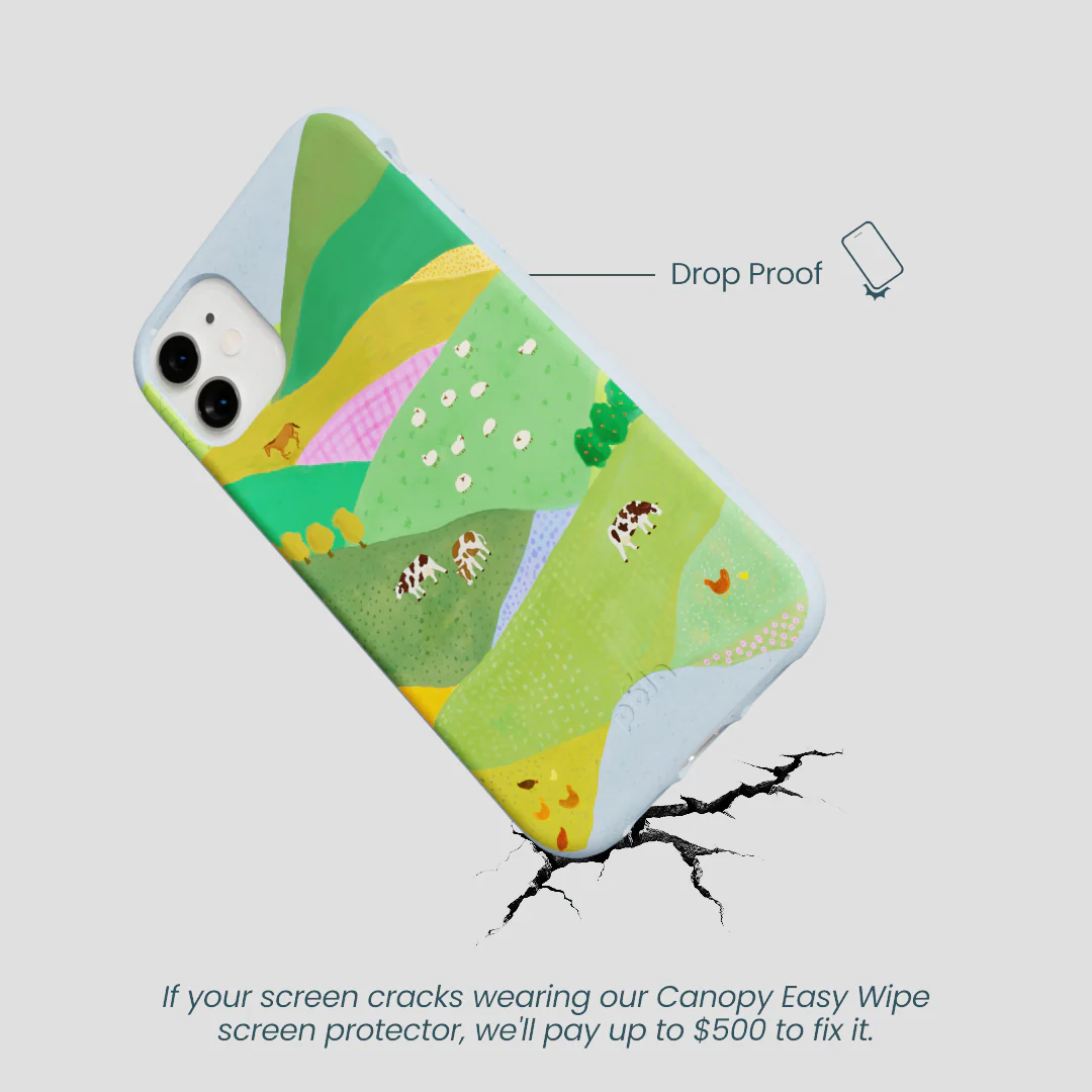 Powder Blue Farm Tales iPhone 11 Case - Image 5