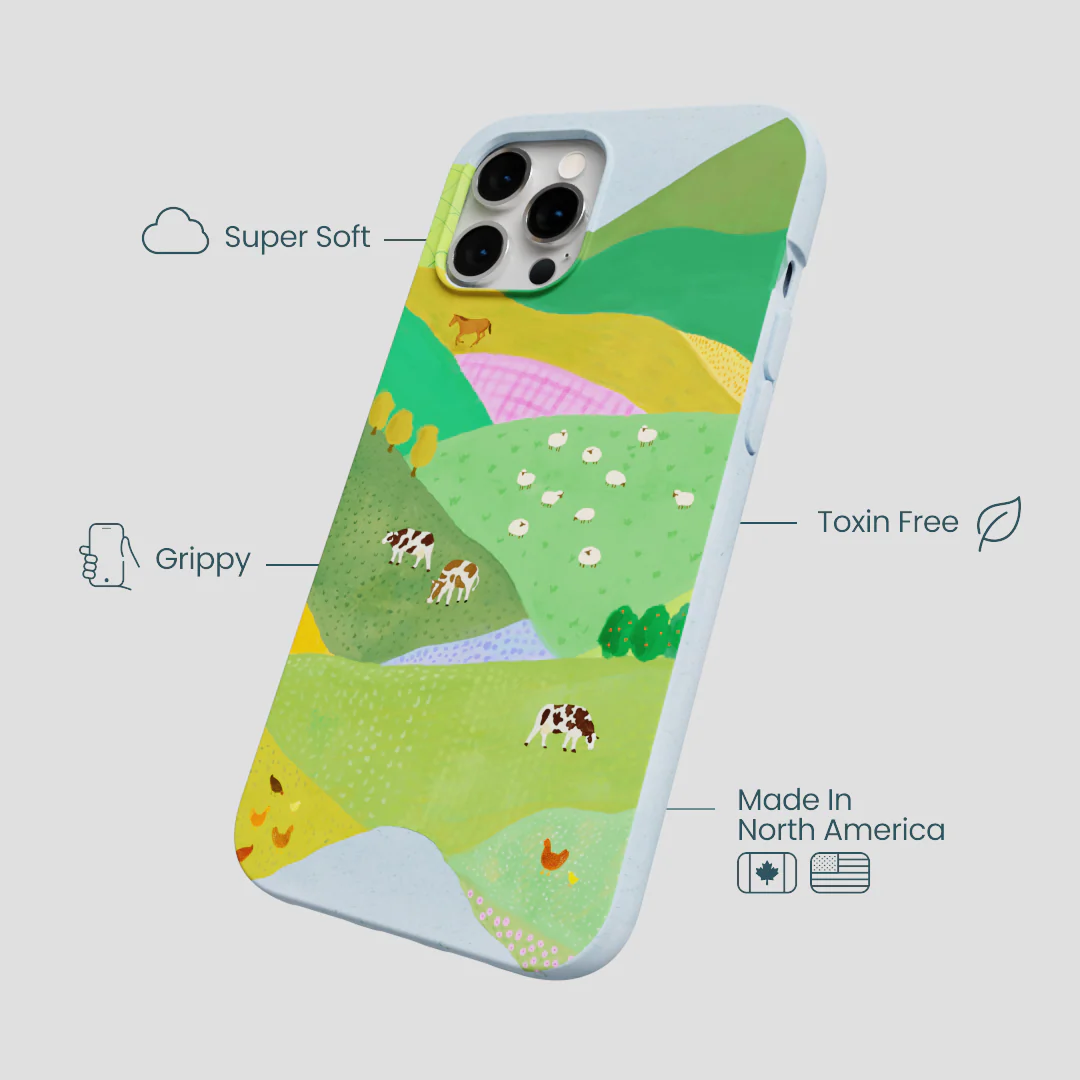 Powder Blue Farm Tales iPhone 12 Pro Max Case - Image 4
