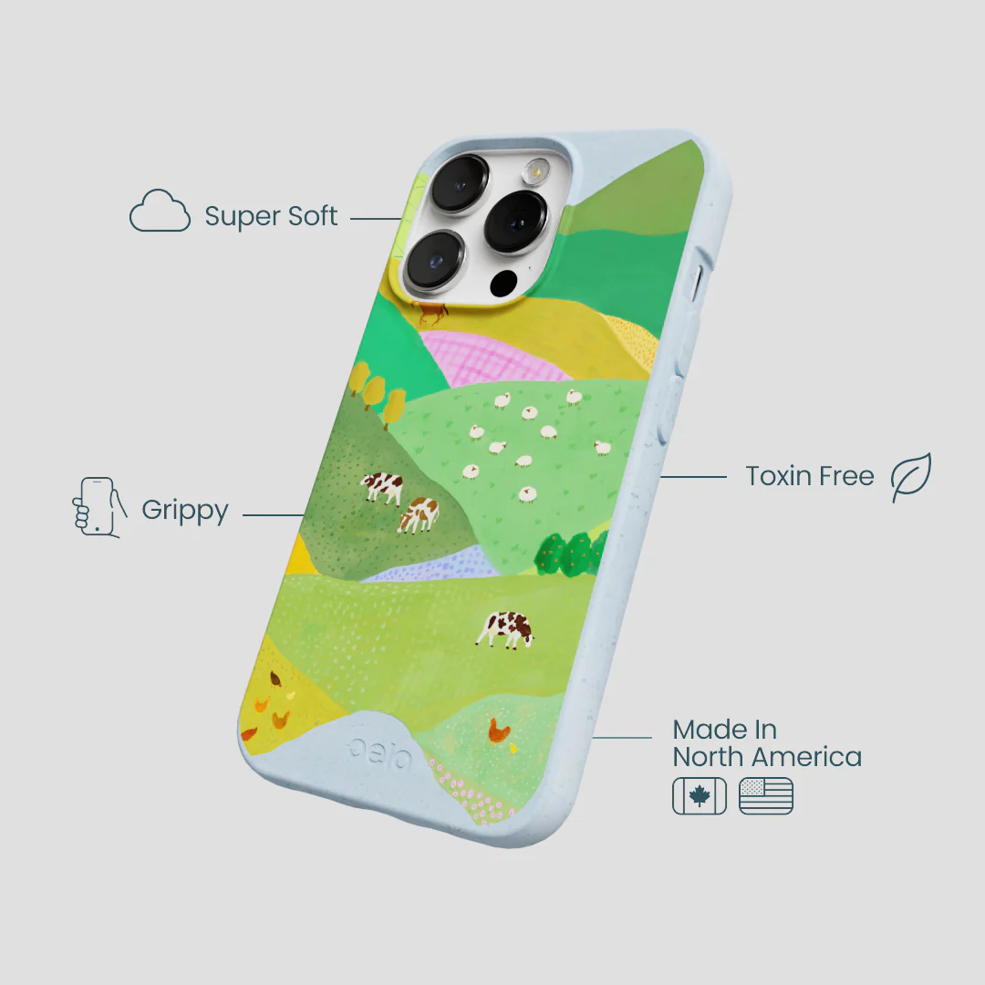 Powder Blue Farm Tales iPhone 13 Pro Case - Image 4