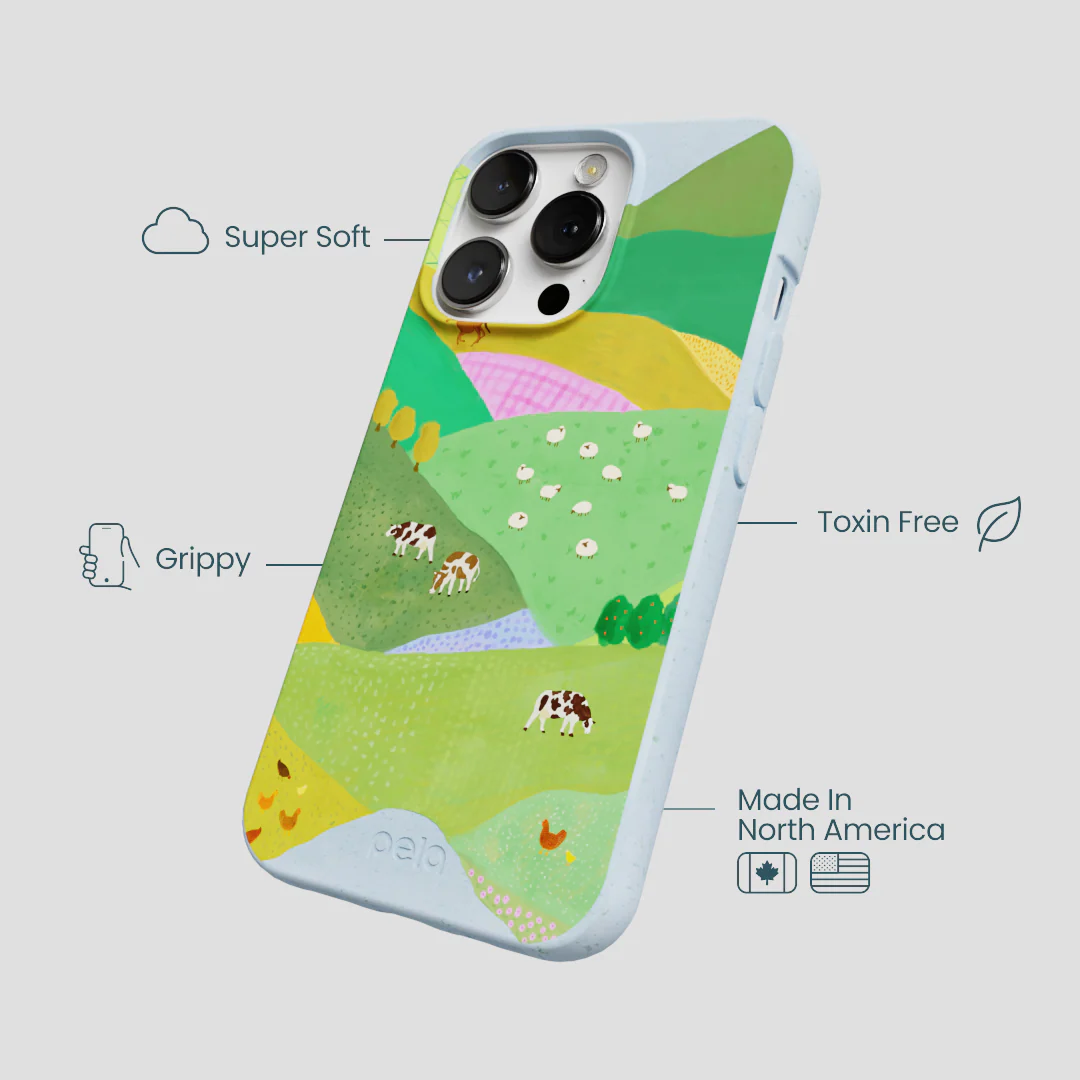 Powder Blue Farm Tales iPhone 13 Pro Max Case - Image 4