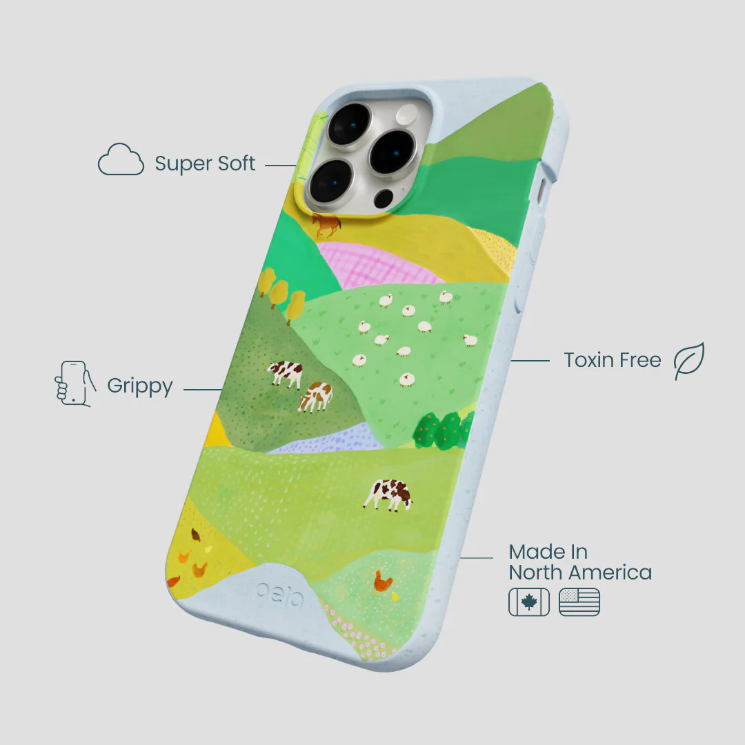 Powder Blue Farm Tales iPhone 14 Pro Max Case - Image 4
