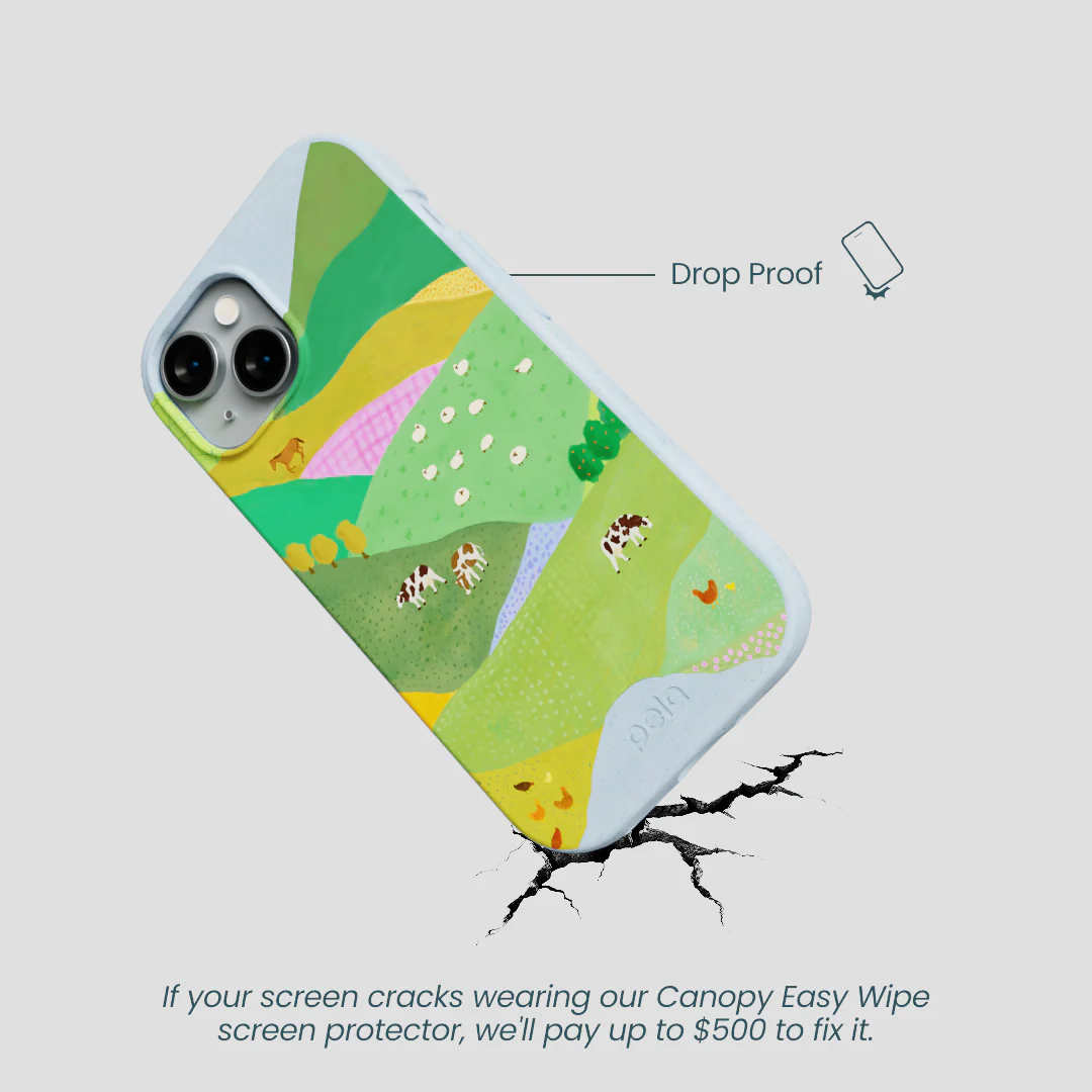 Powder Blue Farm Tales iPhone 15 Case - Image 5