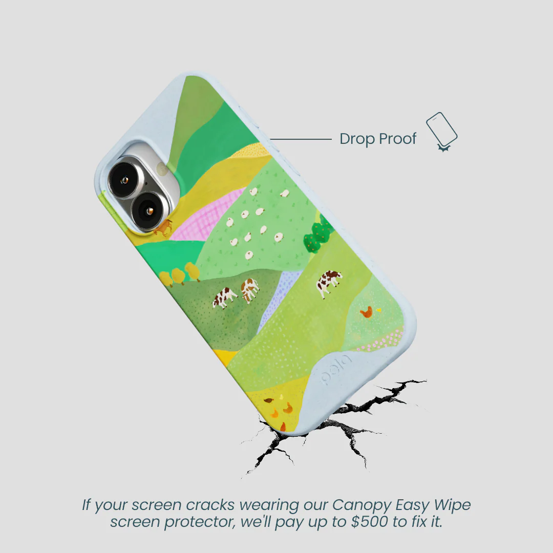 Powder Blue Farm Tales iPhone 16 Case - Image 5