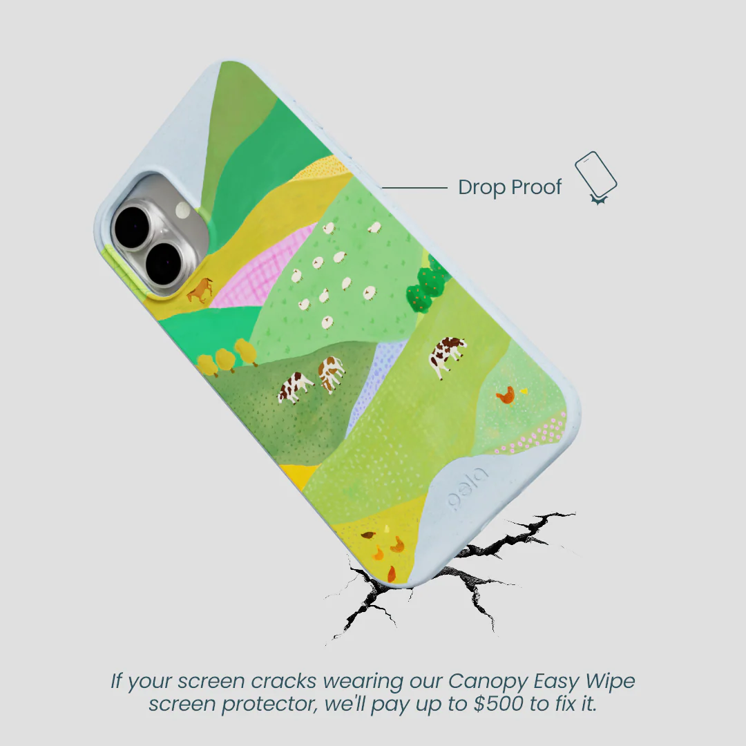 Powder Blue Farm Tales iPhone 16 Plus Case - Image 5