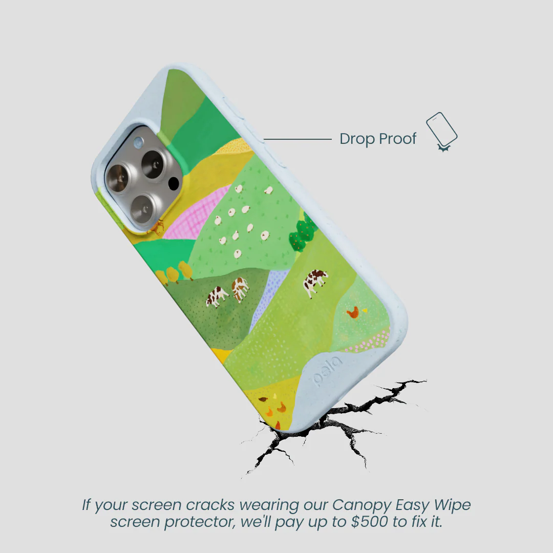 Powder Blue Farm Tales iPhone 16 Pro Case - Image 5