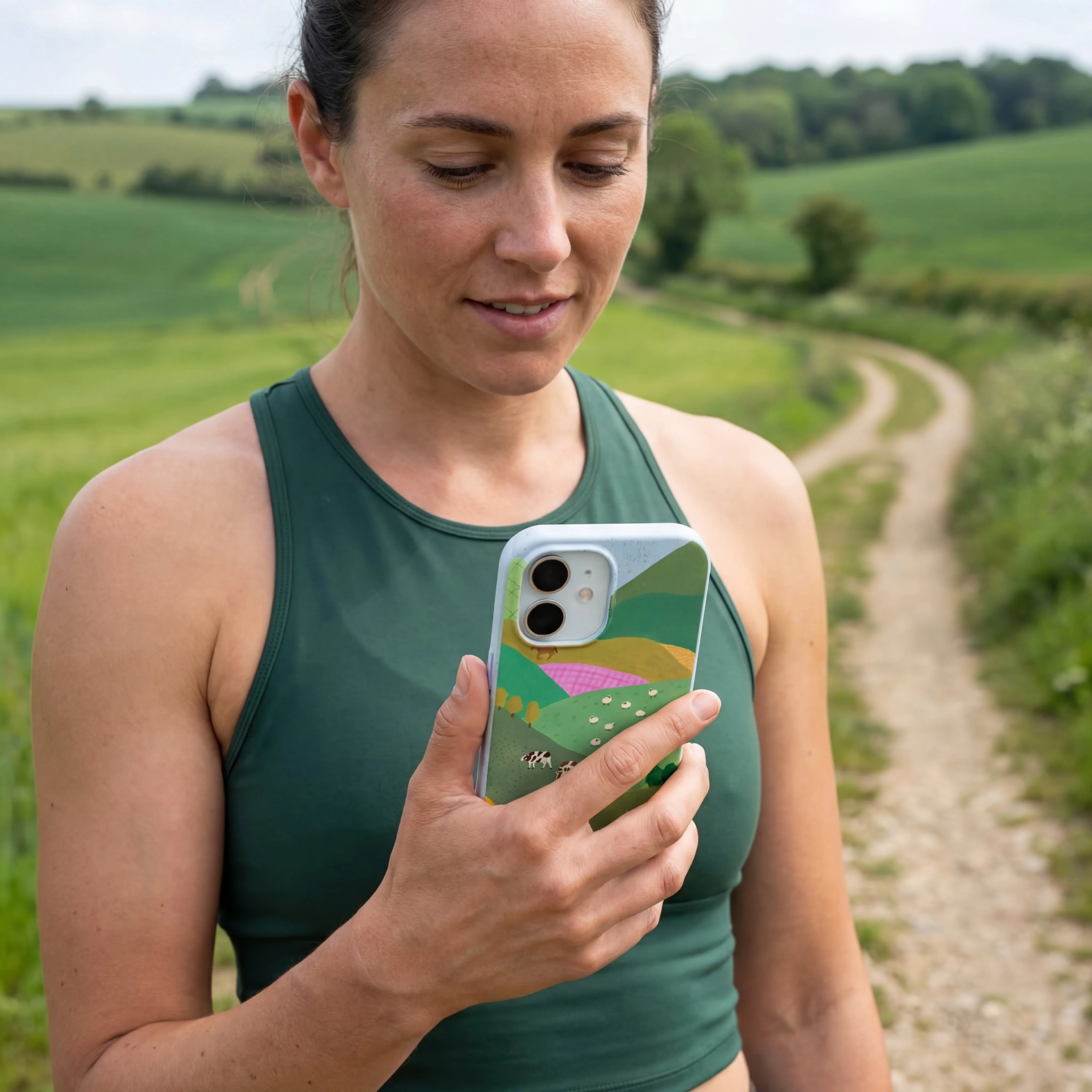 Powder Blue Farm Tales iPhone 17 Case - Image 6