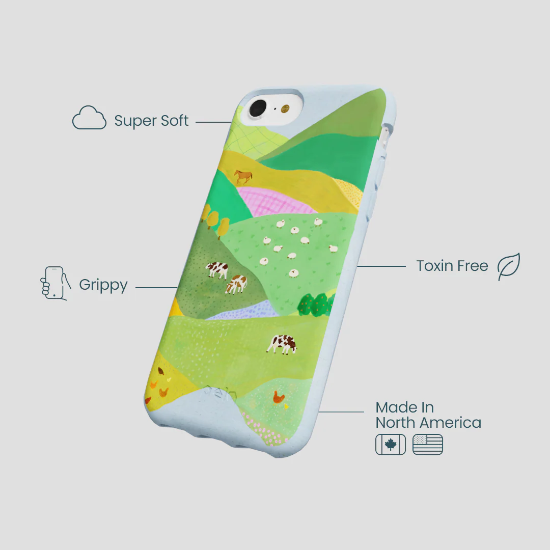 Powder Blue Farm Tales iPhone 6/6s/7/8/SE Case - Image 4