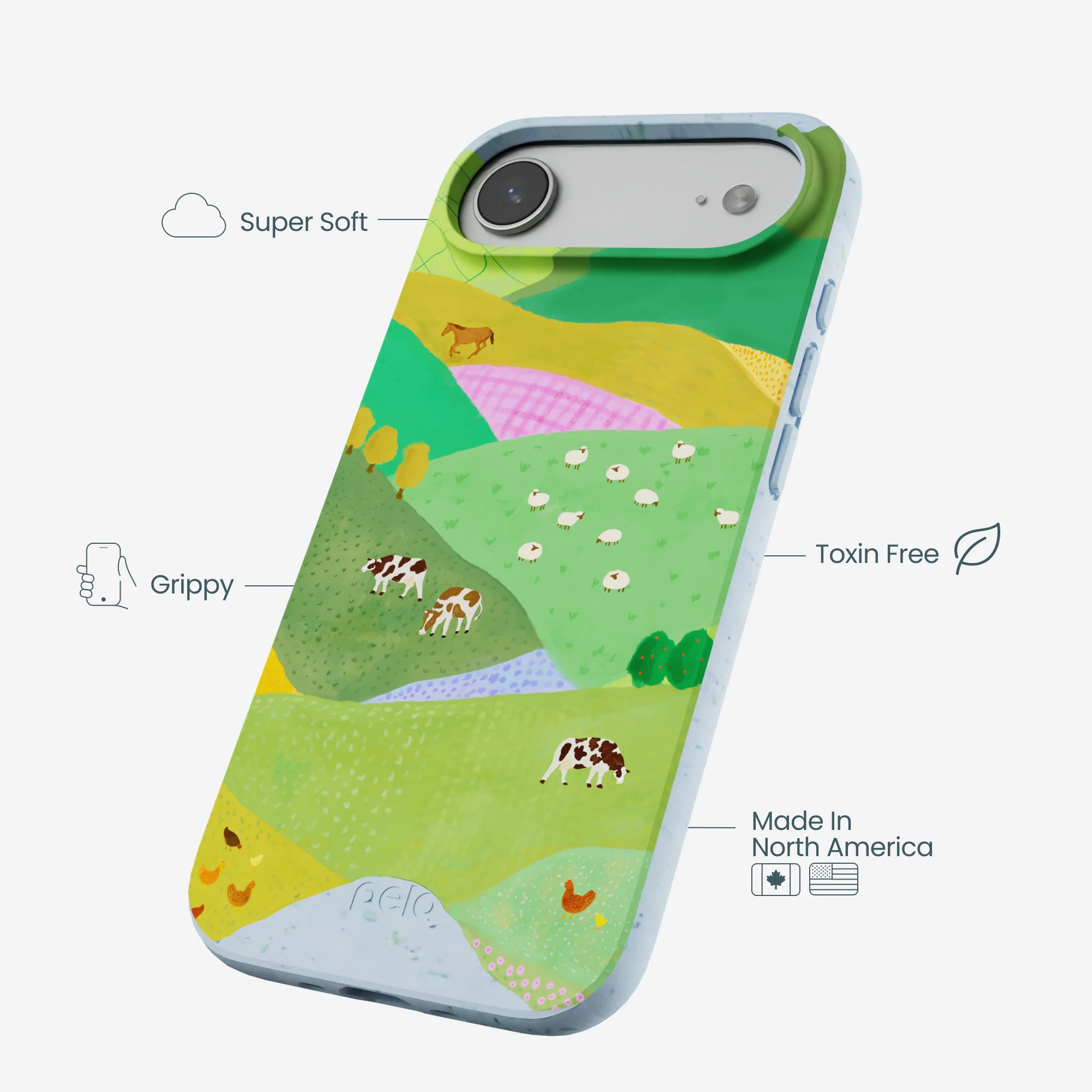 Powder Blue Farm Tales iPhone Air Case - Image 4