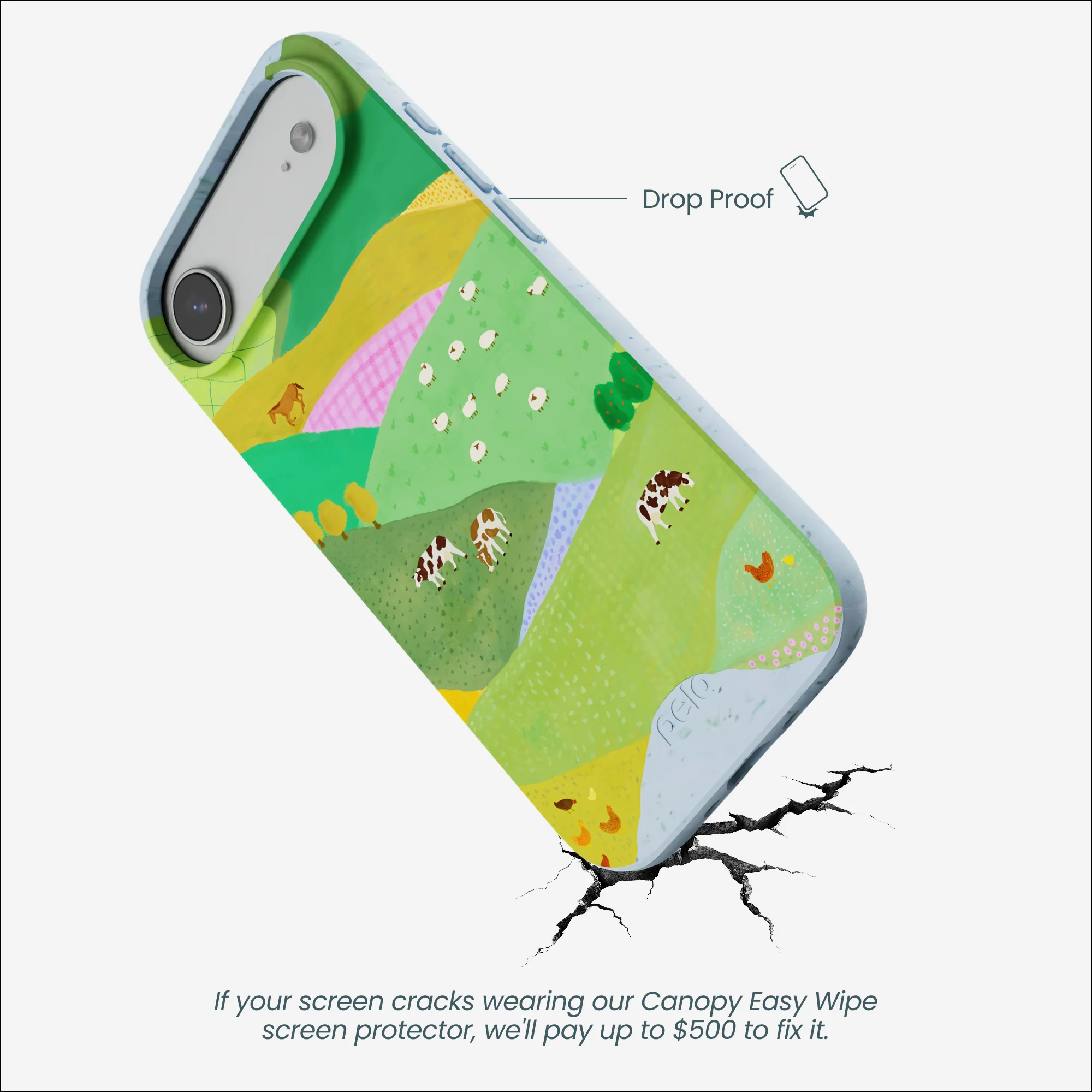 Powder Blue Farm Tales iPhone Air Case - Image 5