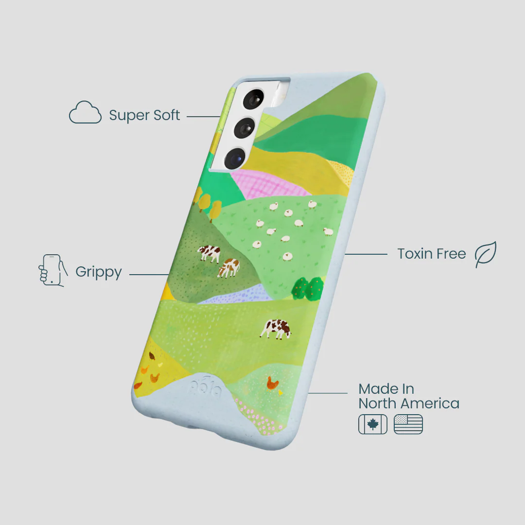 Powder Blue Farm Tales Samsung Galaxy S22 Case - Image 4