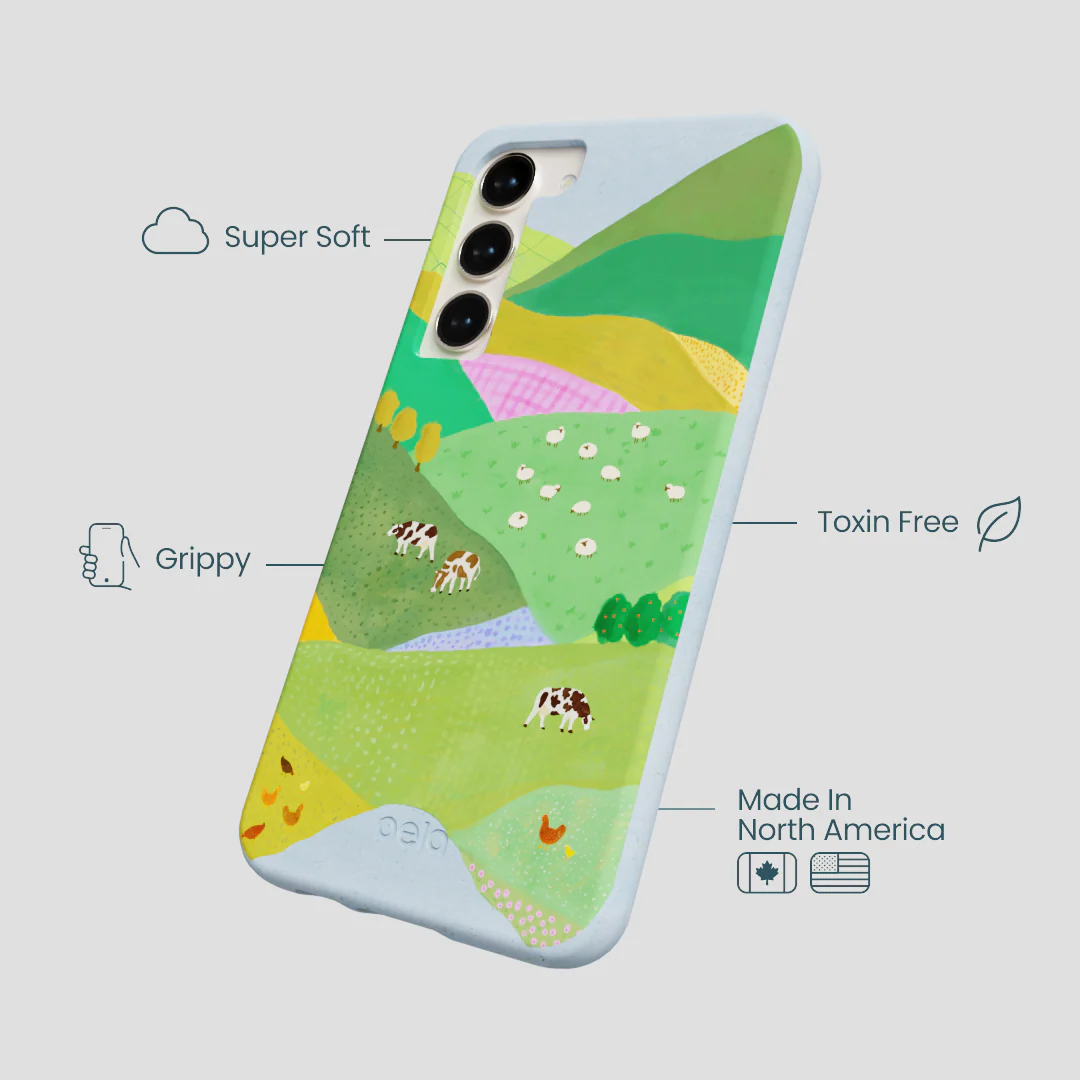 Powder Blue Farm Tales Samsung Galaxy S23+(Plus) Case - Image 4