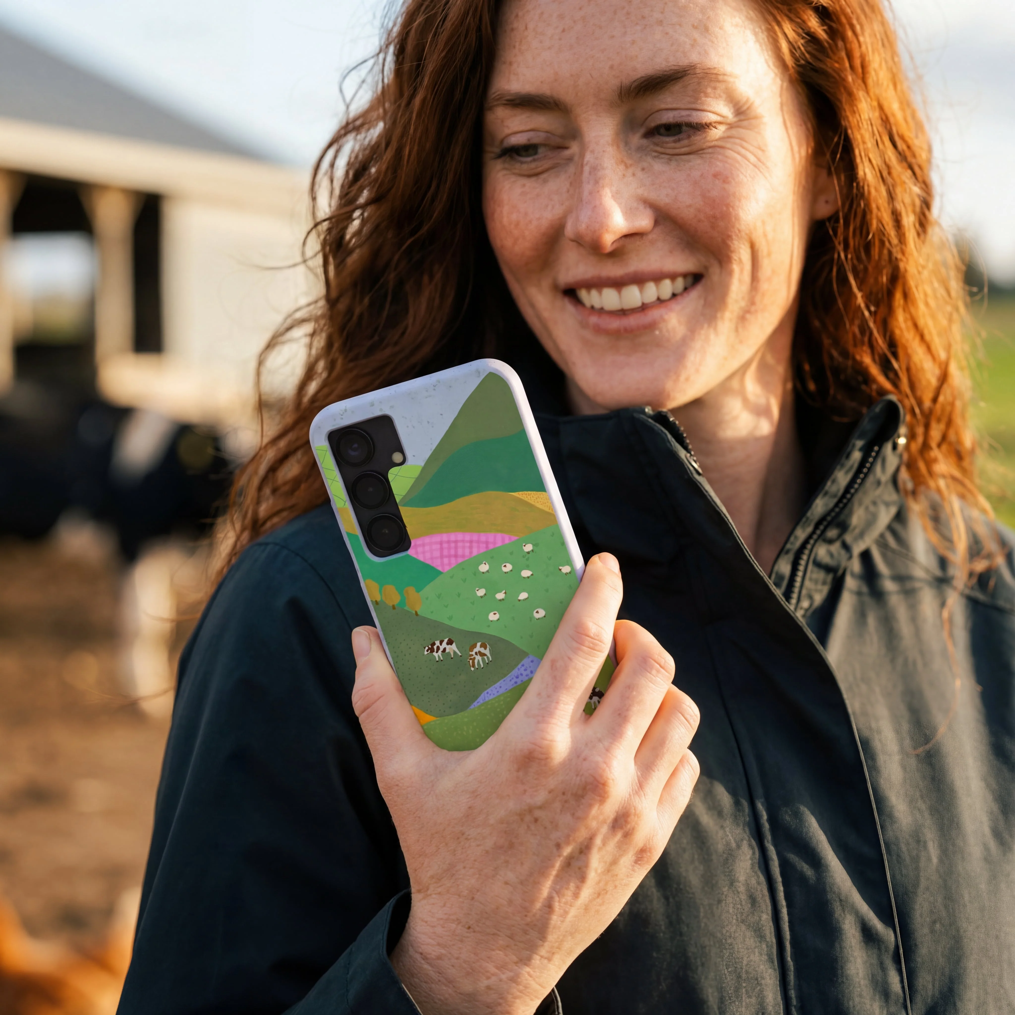 Powder Blue Farm Tales Samsung Galaxy S25 Ultra Case - Image 2