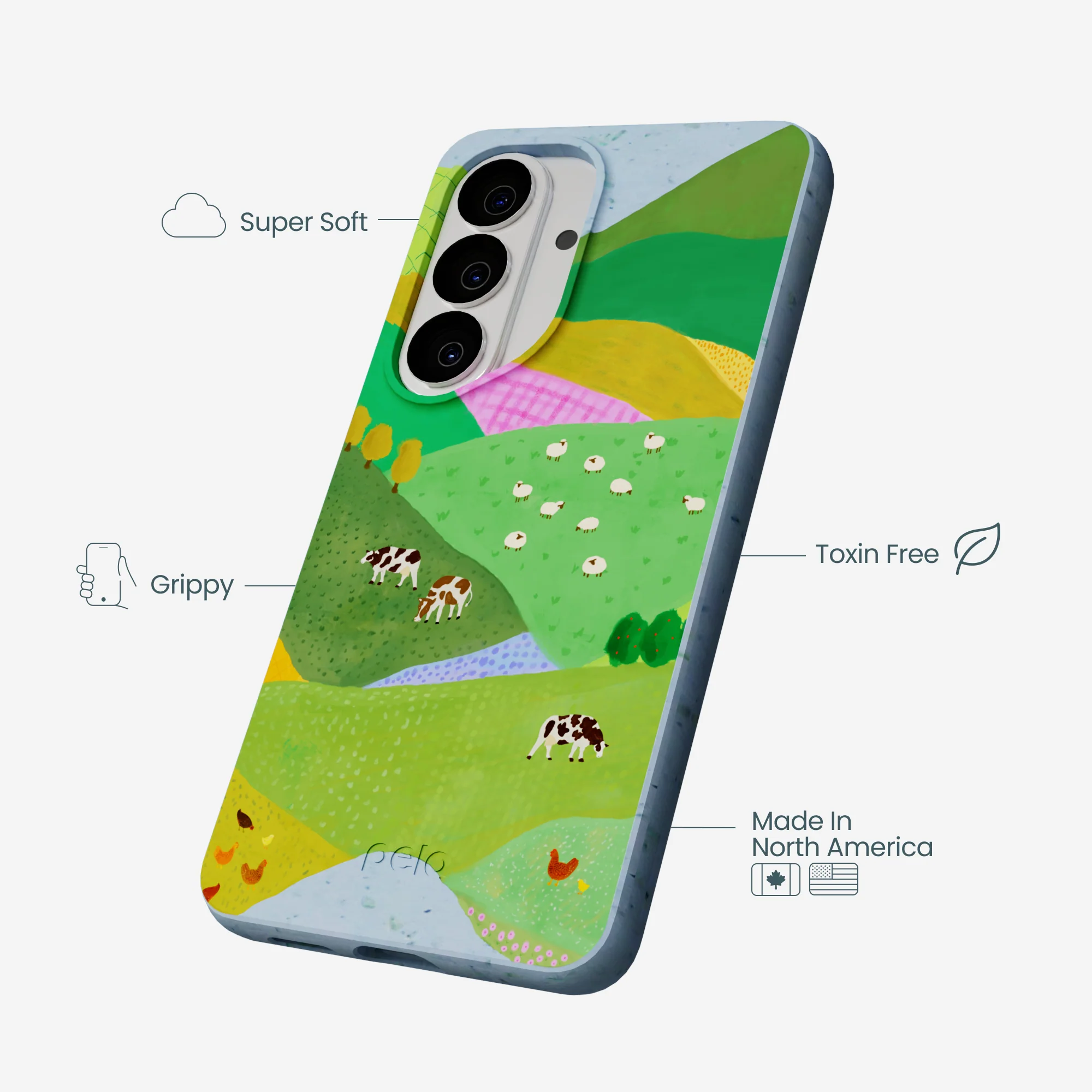 Powder Blue Farm Tales Samsung Galaxy S26 Case - Image 4