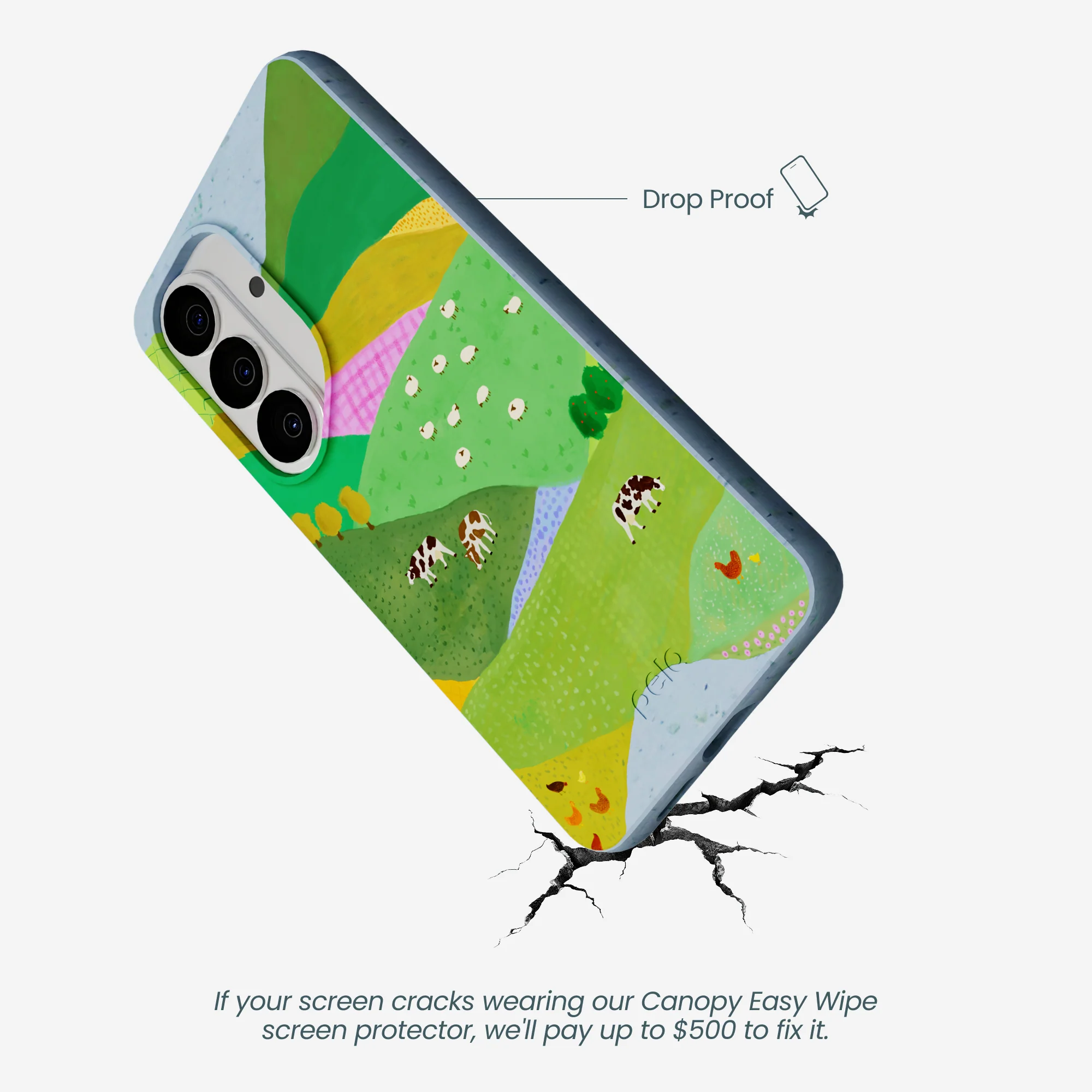 Powder Blue Farm Tales Samsung Galaxy S26 Case - Image 5