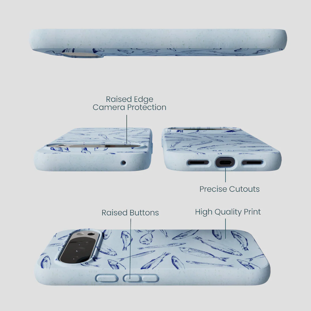 Powder Blue Fishery Google Pixel 10 Pro XL Case - Image 2