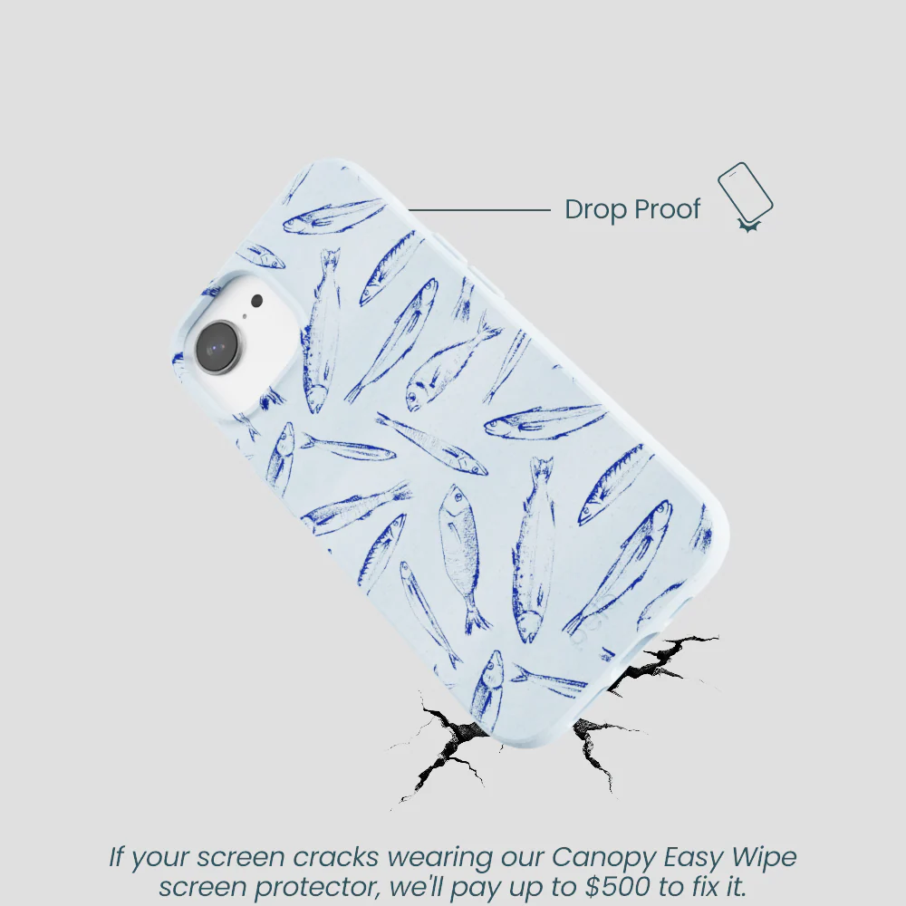 Powder Blue Fishery iPhone 16e/17e Case - Image 5