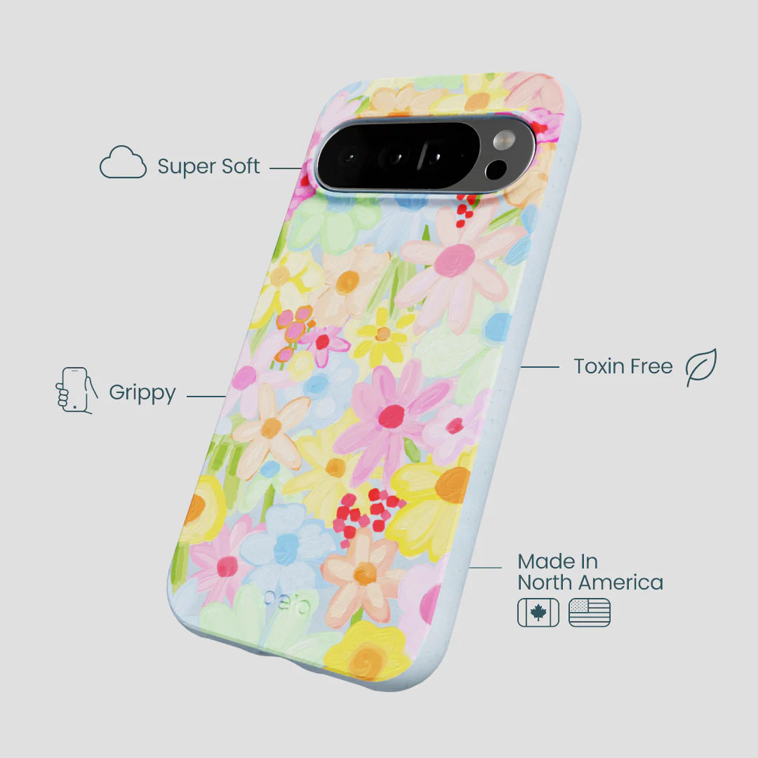 Powder Blue Flora Foam Google Pixel 10 Pro XL Case - Image 3